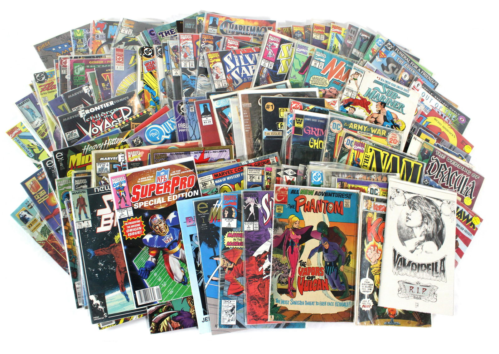 Bulk Comic Book Lot, 100+ Issues, including Vampirella (1 of 1)