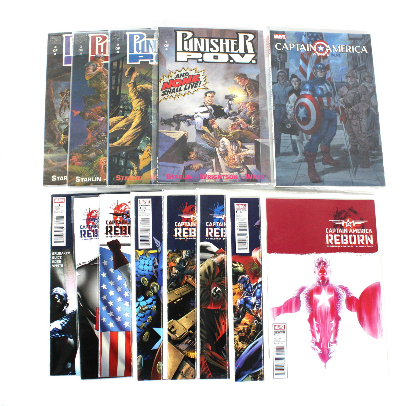 Marvel's Captain America Reborn & Punisher Comic Books (1 of 1)