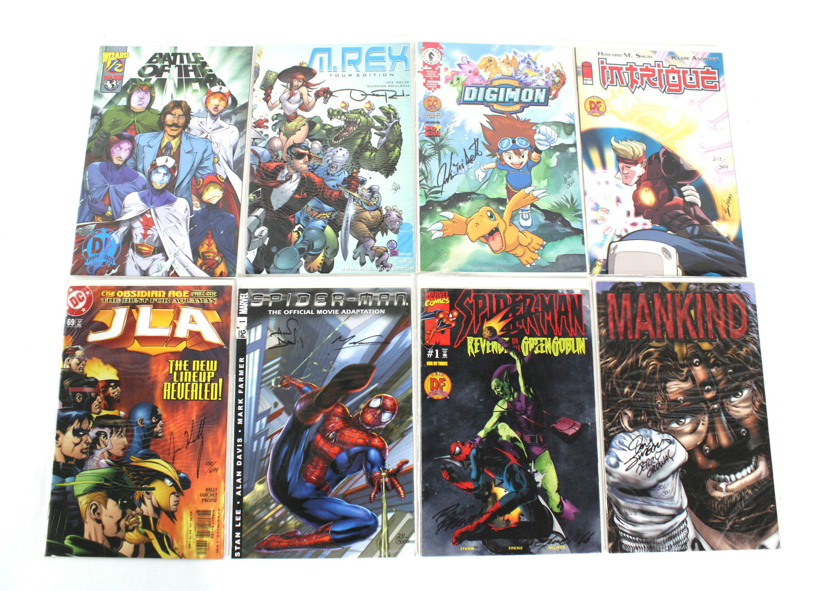 Signed Comic Books with COAs, incl JLA 69 by Joe Kelly (1 of 2)