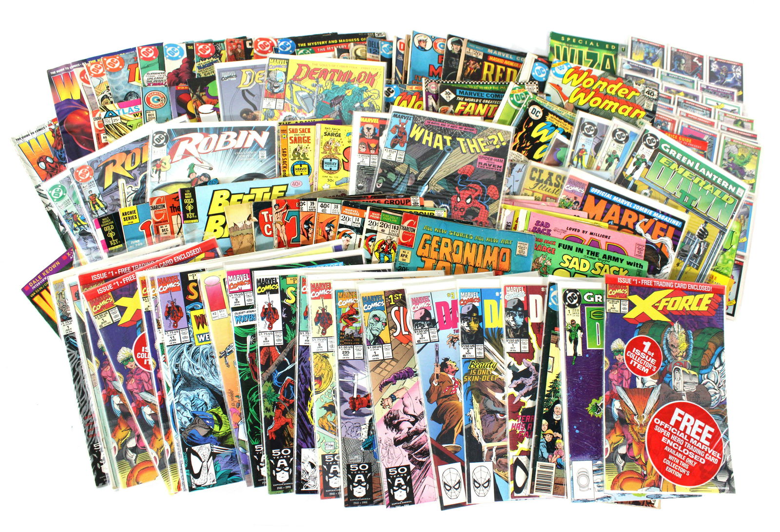 Assorted Comic Books, 100+ incl. Wizard Price Guides (1 of 1)
