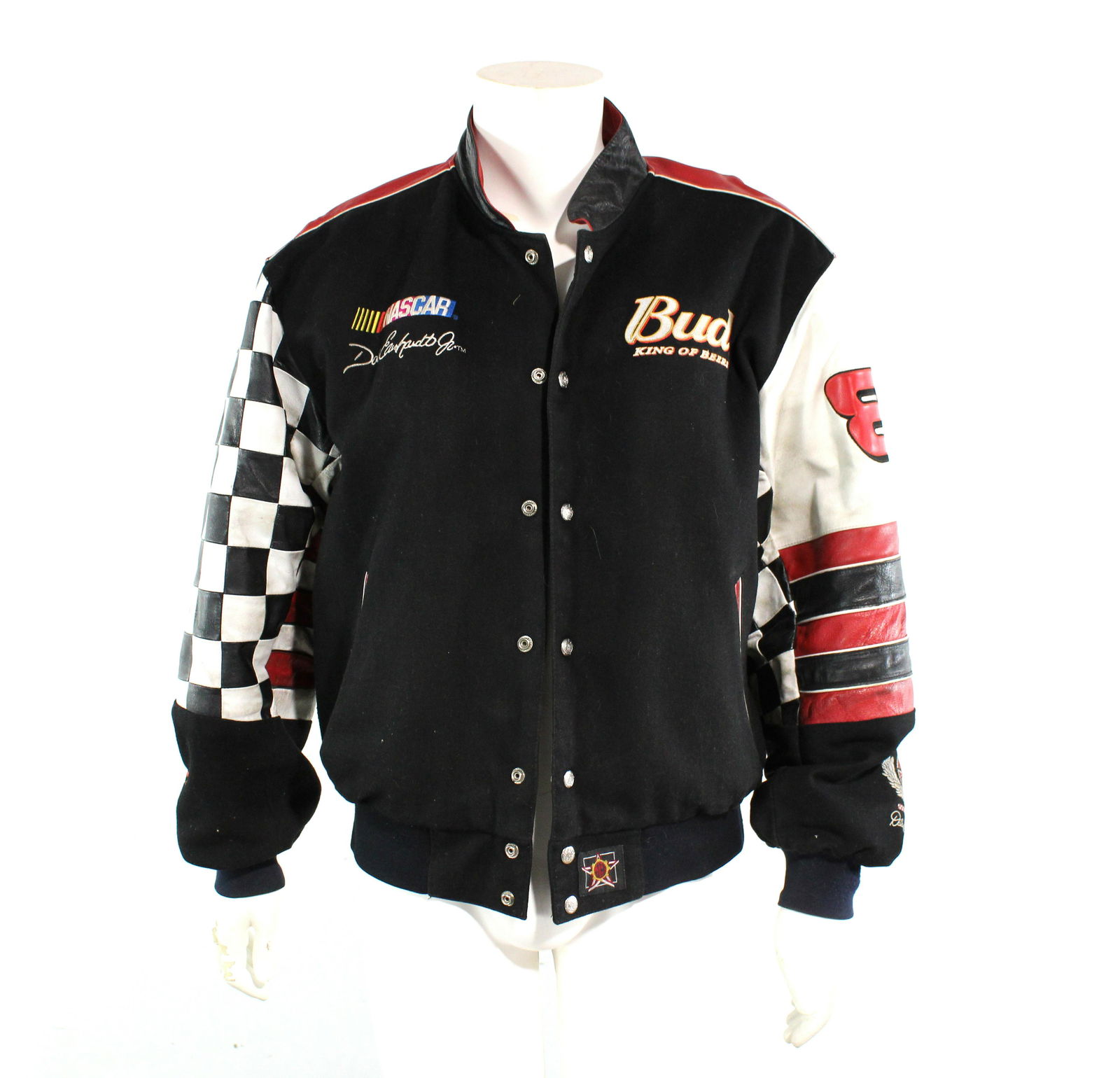 Nascar Dale Earnhardt Budweiser Reversable Jacket (1 of 5)