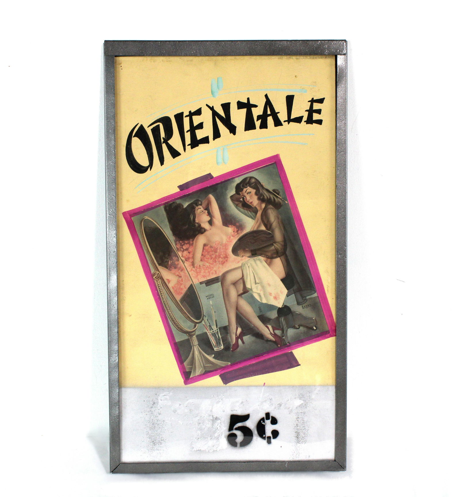 Mutoscope "Orientale" Marquee and Top Frame (1 of 2)