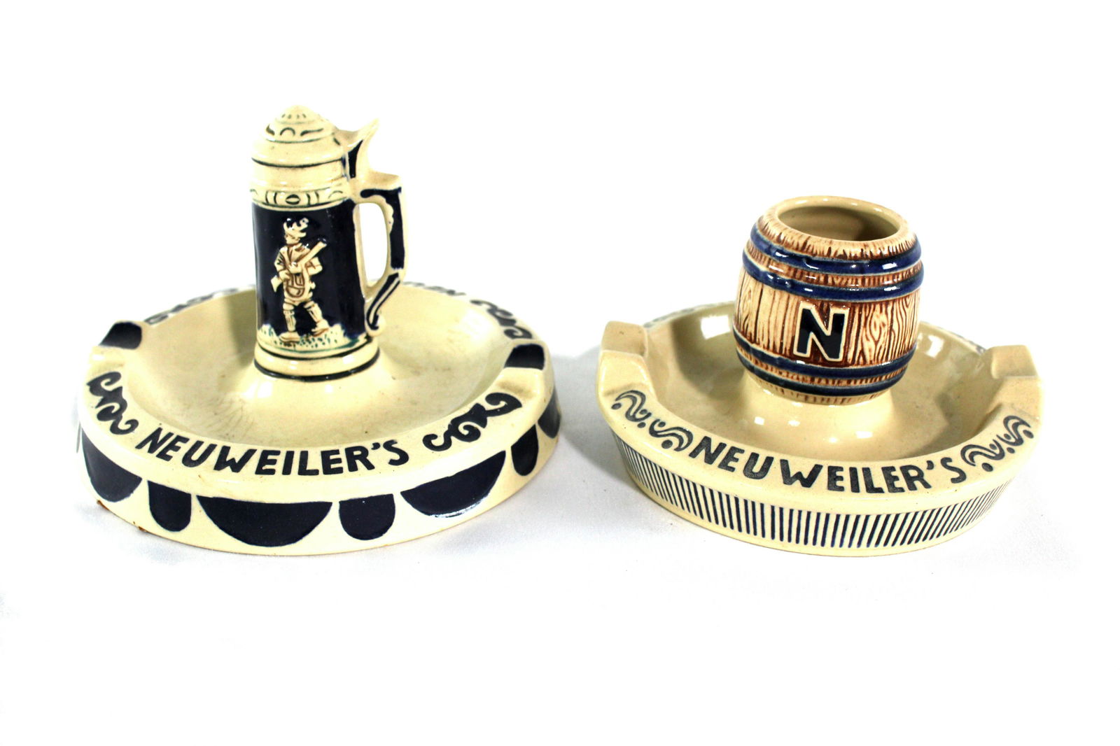 German Beer Stein Ashtrays (1 of 3)