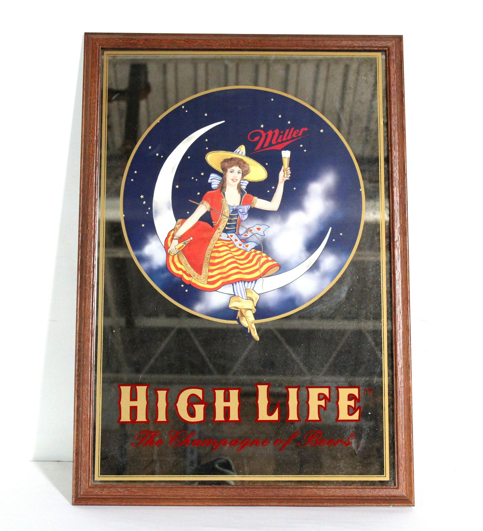 Miller High Life Beer Mirror Miller High Life Beer Mirror