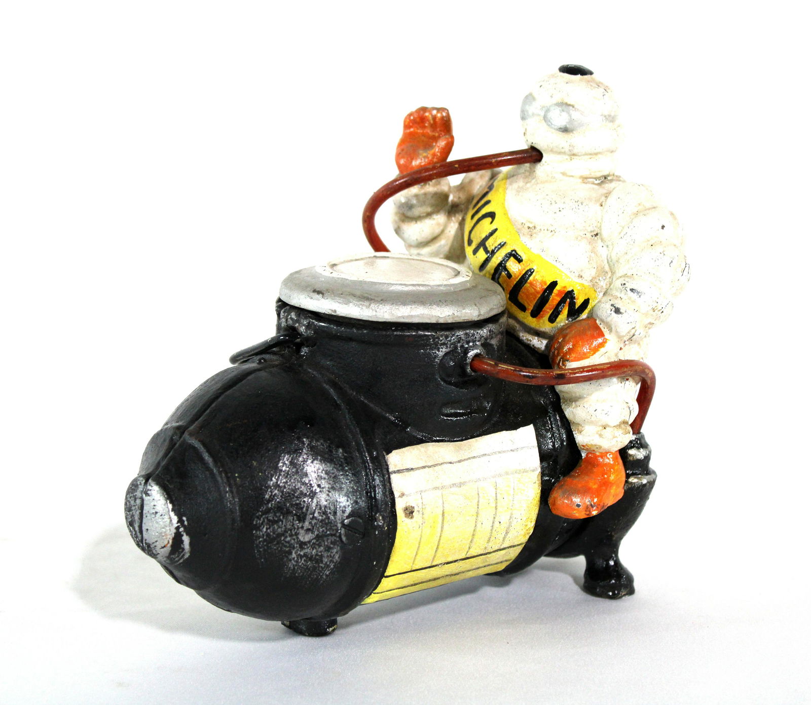 Cast Iron Michelin Man on Air Compressor (1 of 4)