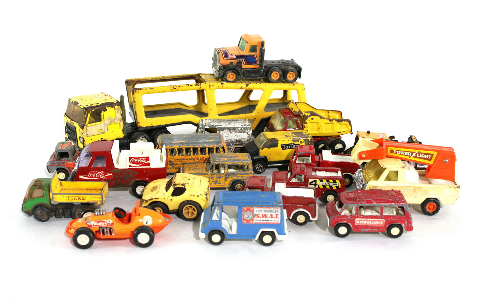 Buddy L Car Hauler, Tootsie Toys and Tonka (1 of 1)