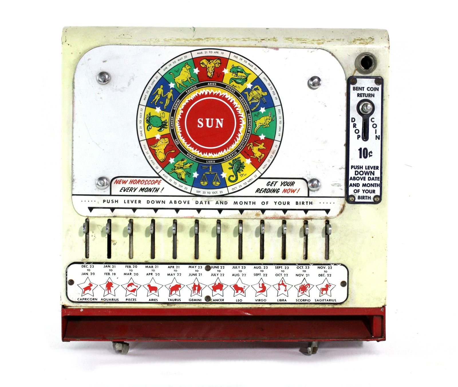 Coin Op Horoscope Vendor, Lot 1 (1 of 2)