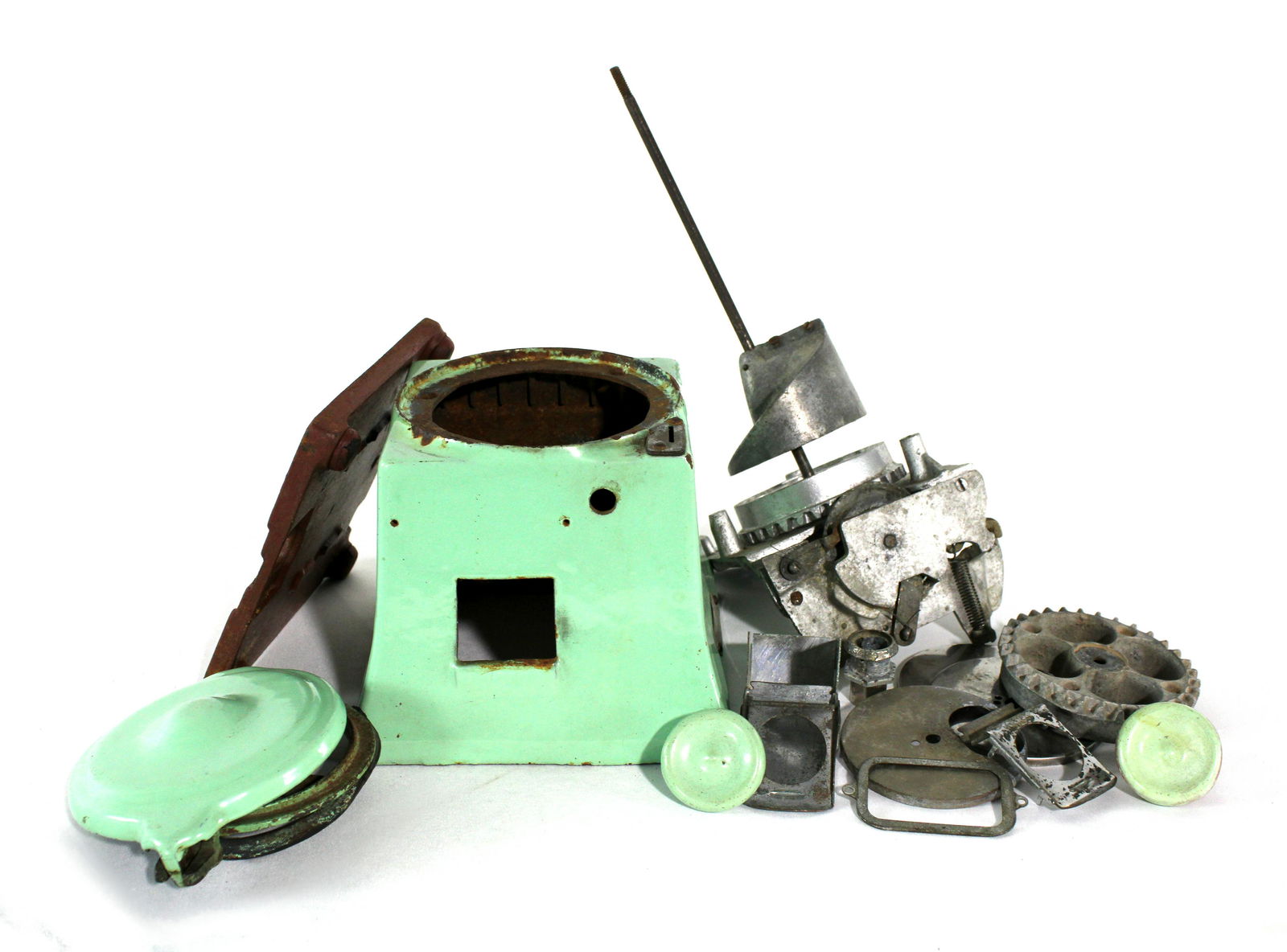 Porcelain Northwestern Model 31 Gumball Parts (1 of 2)