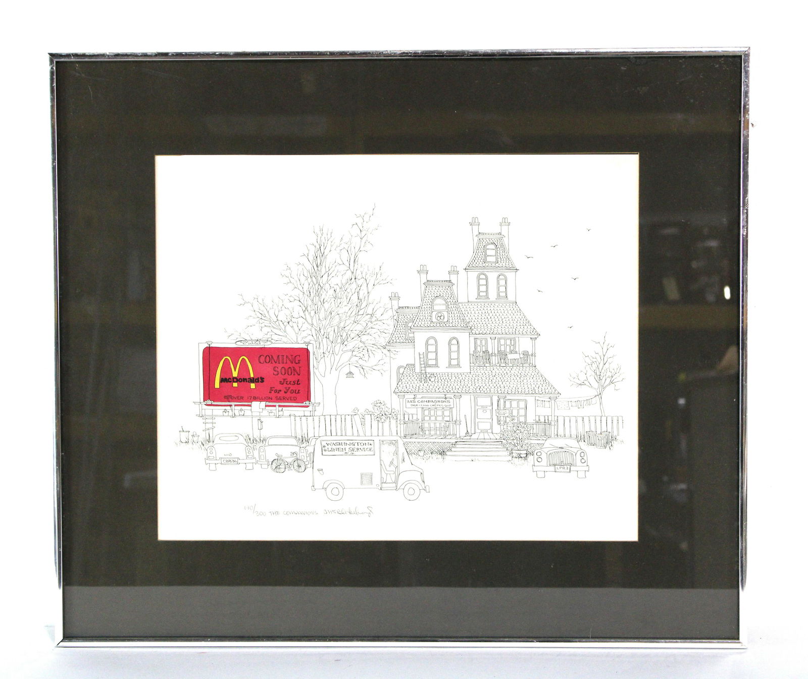 MJ Blakebrough â€œThe Companions” w/ McDonalds Limited Edition Print Signed (1 of 2)