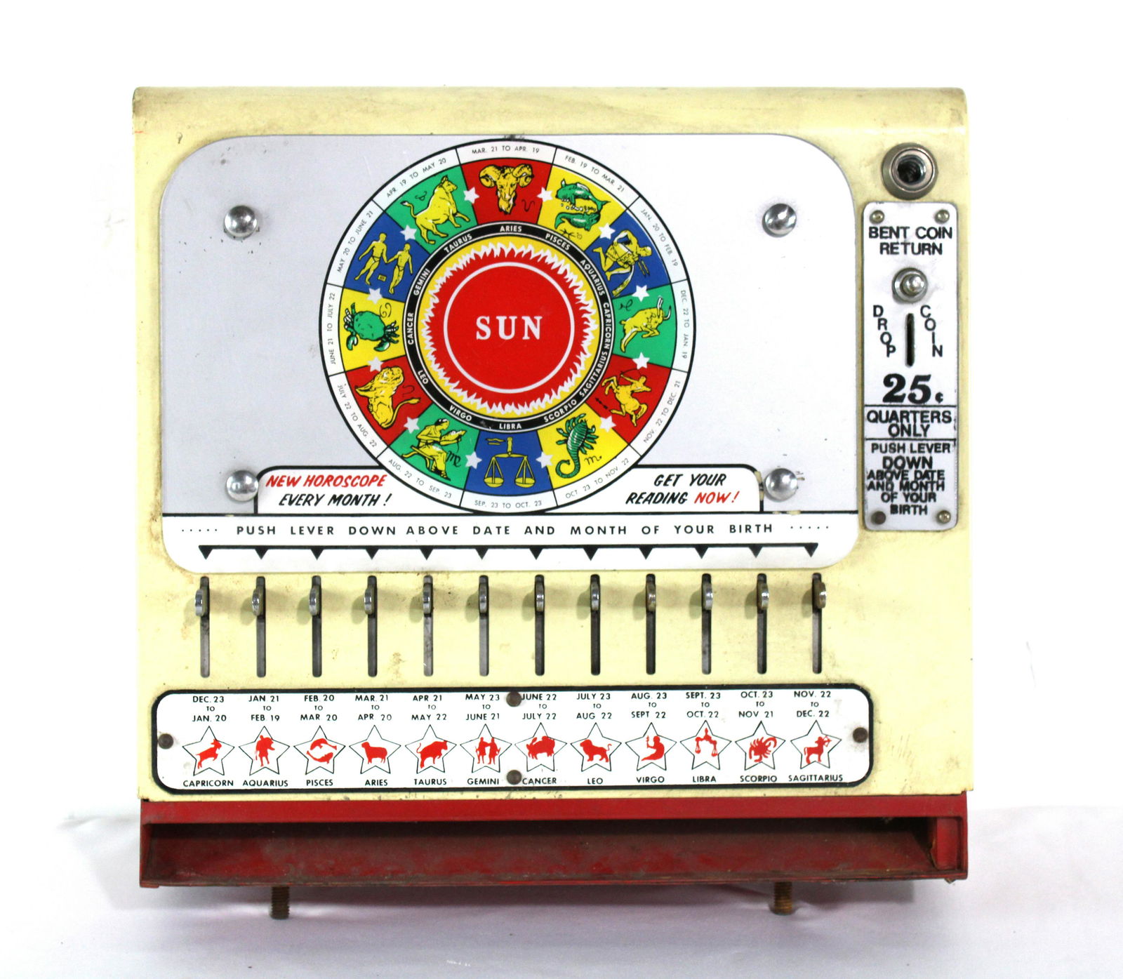 Coin Op Horoscope Vendor, Lot 2 (1 of 2)