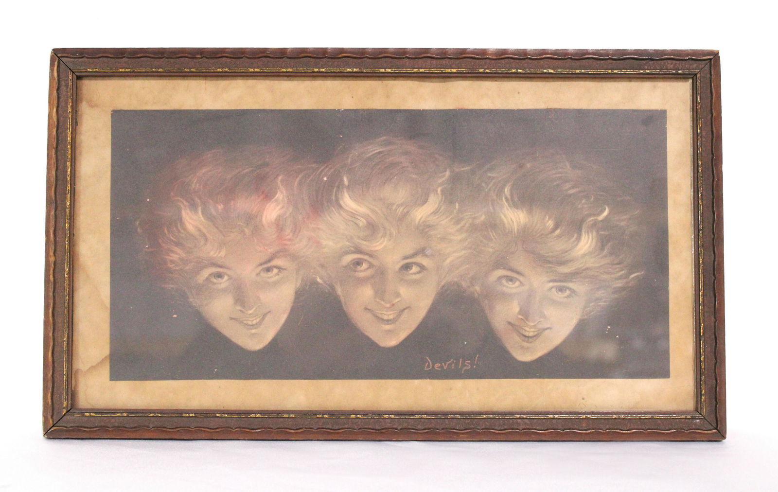 "Devils" Vintage Framed Print (1 of 1)