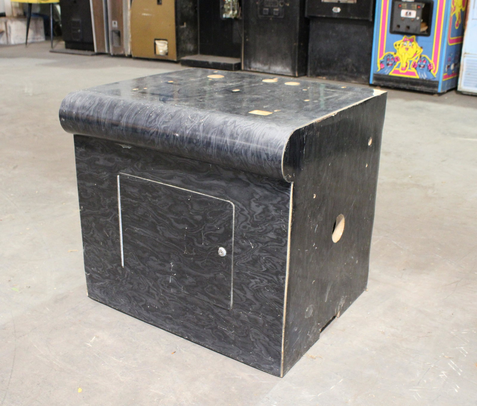 Slot Machine Stand: Slot Machine Stand. As found.