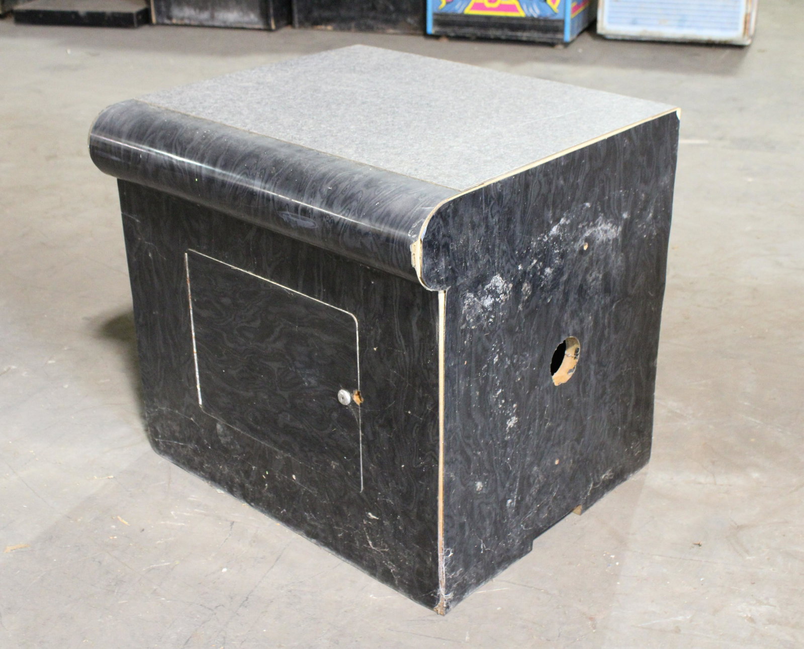 Slot Machine Stand: Slot Machine Stand. As found.