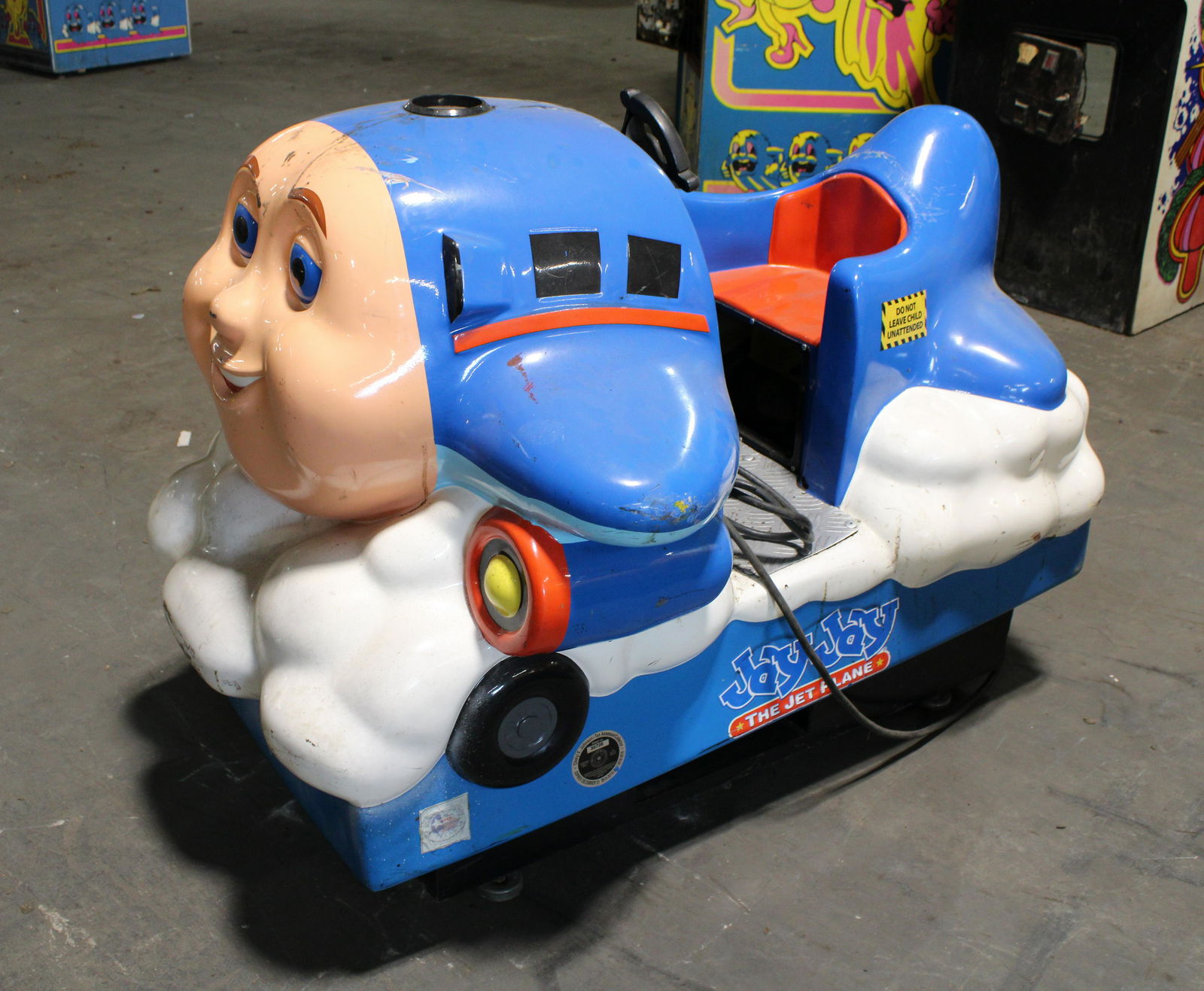 Jay Jay the Jet Plane Licensed Coin Op Kiddie Ride (1 of 2)