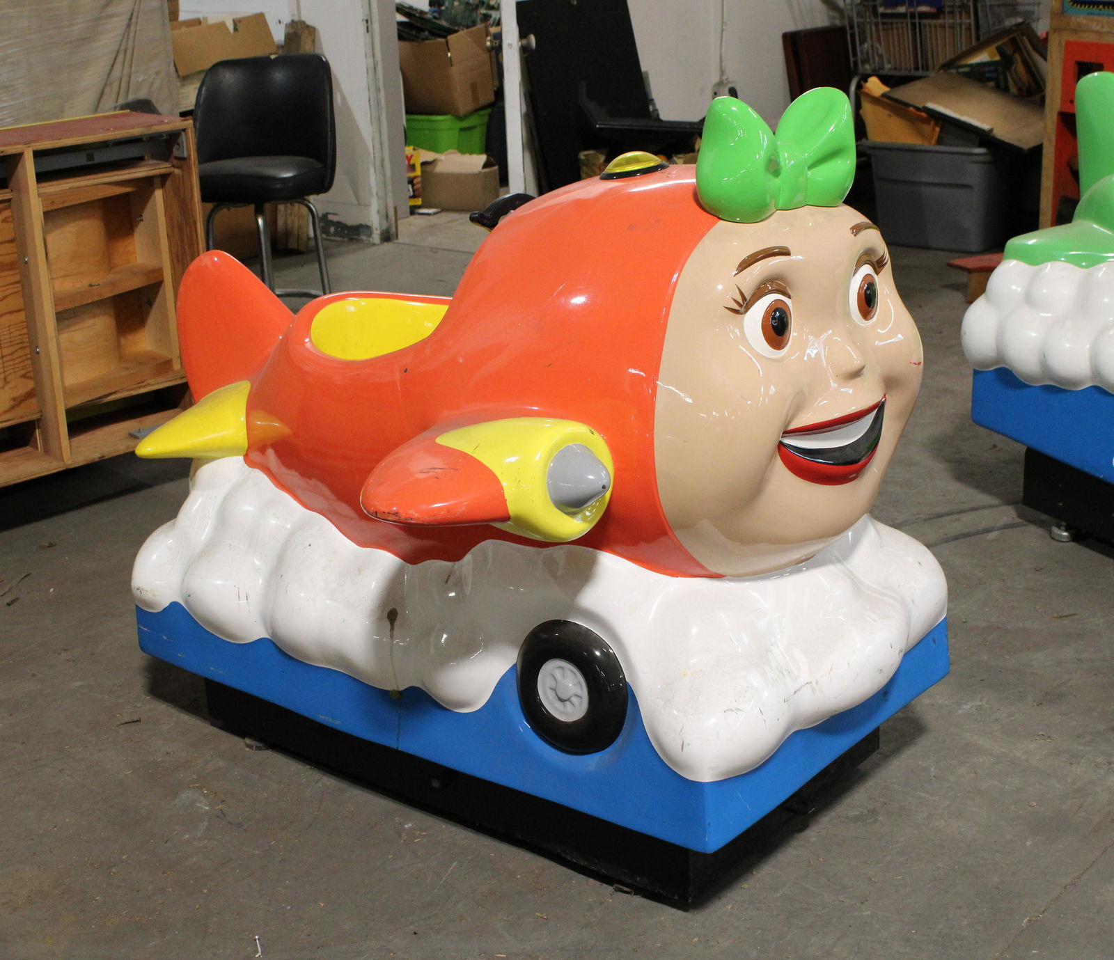 Orange Jay Jay The Jet Plane Series Coin Op Kiddie Ride (1 of 2)
