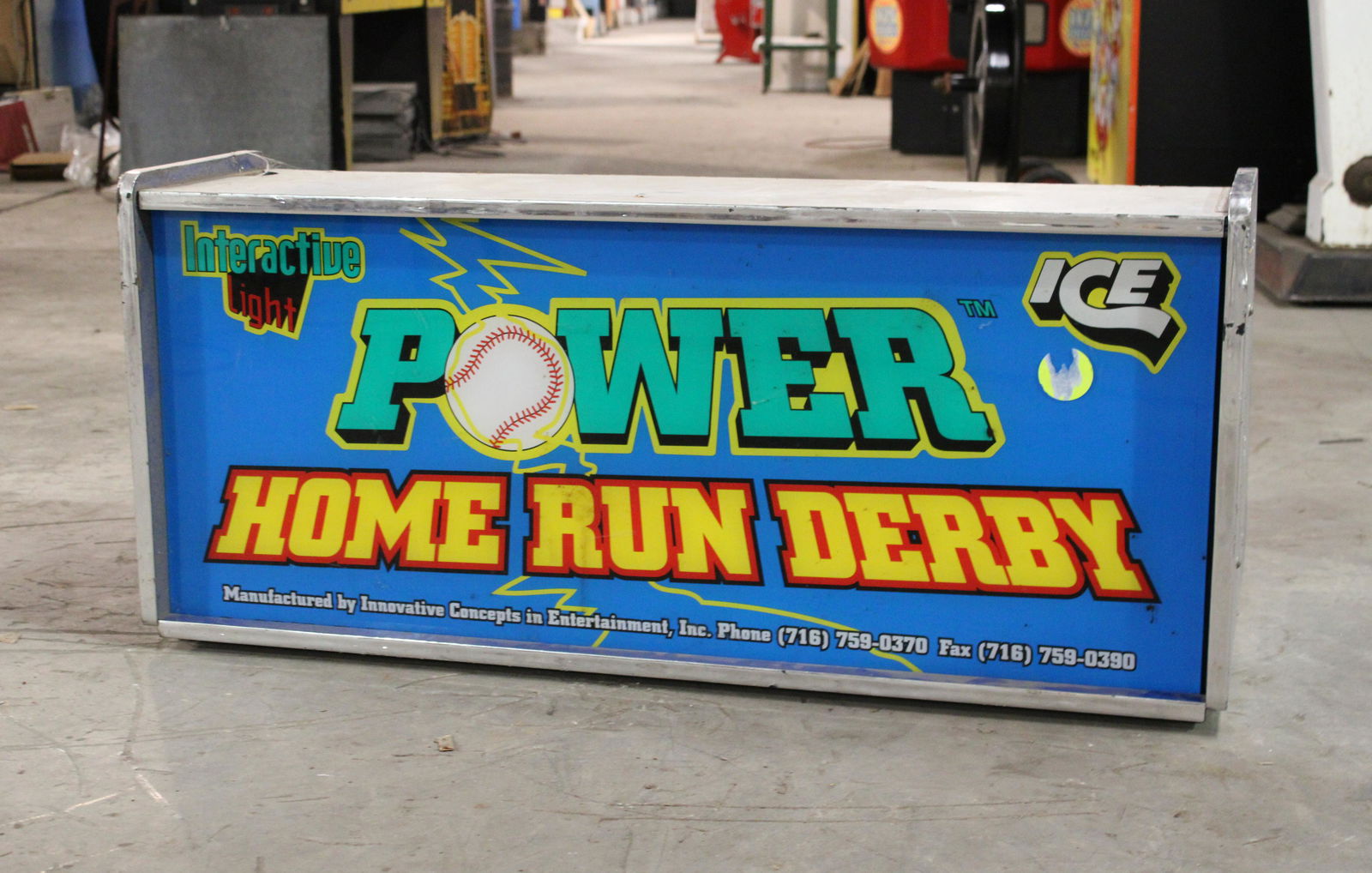 Ice Home Run Derby Arcade Topper (1 of 2)