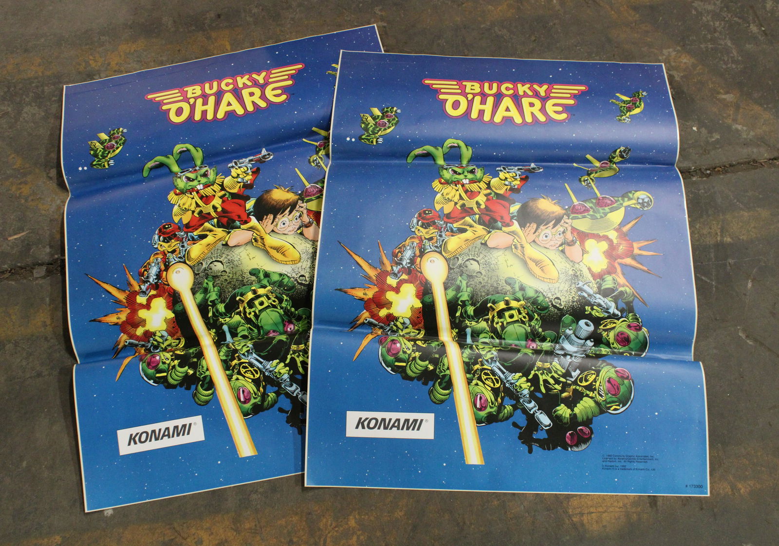 NOS Konami Bucky O'Hare Arcade Game Side Art (1 of 1)
