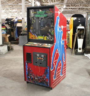 Midway Space Invaders Deluxe Arcade Game: Midway Space Invaders Deluxe Arcade Game. As found, for parts or restoration.