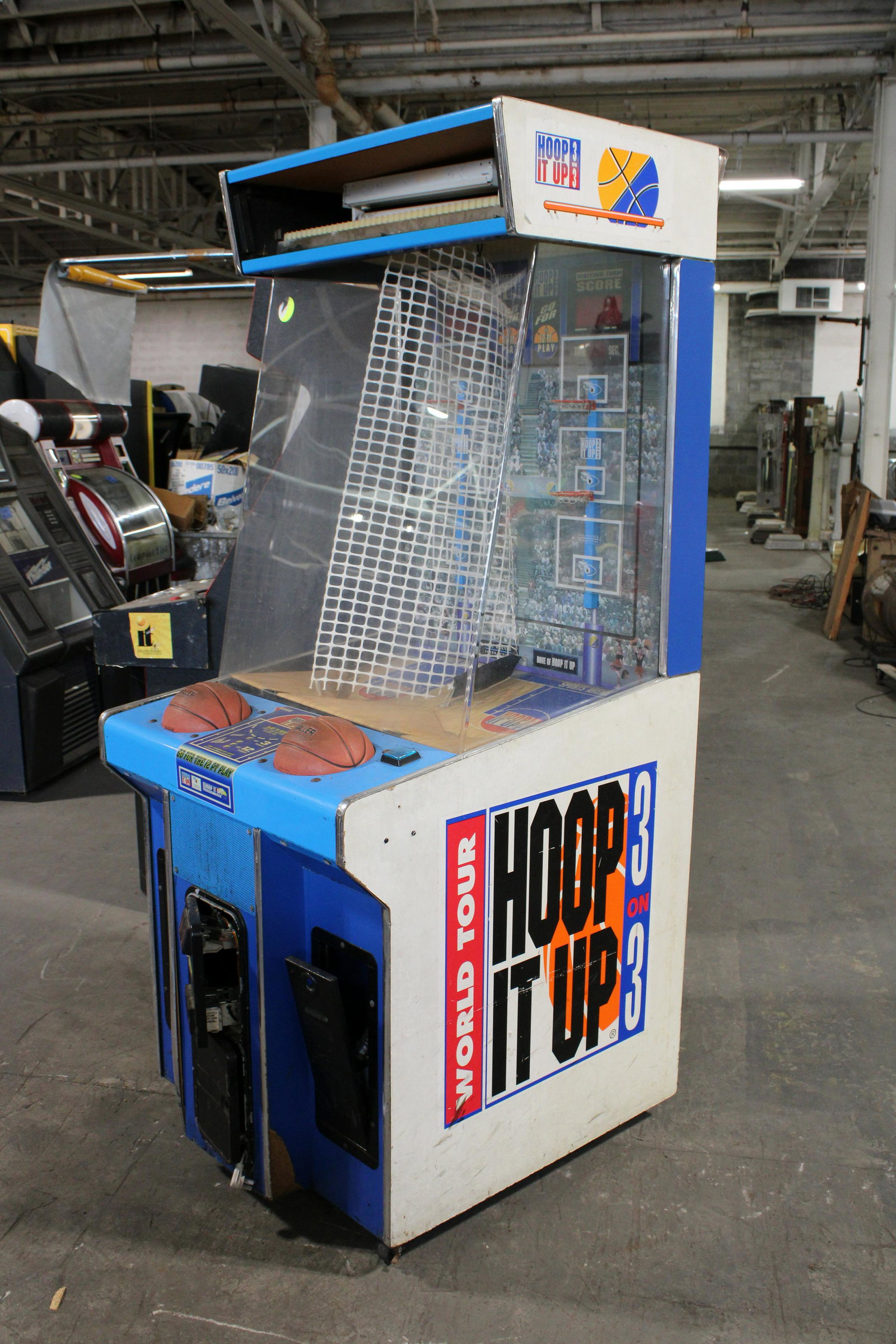 Hoop It Up Basketball Arcade: Hoop It Up Basketball Arcade. For parts or repair.