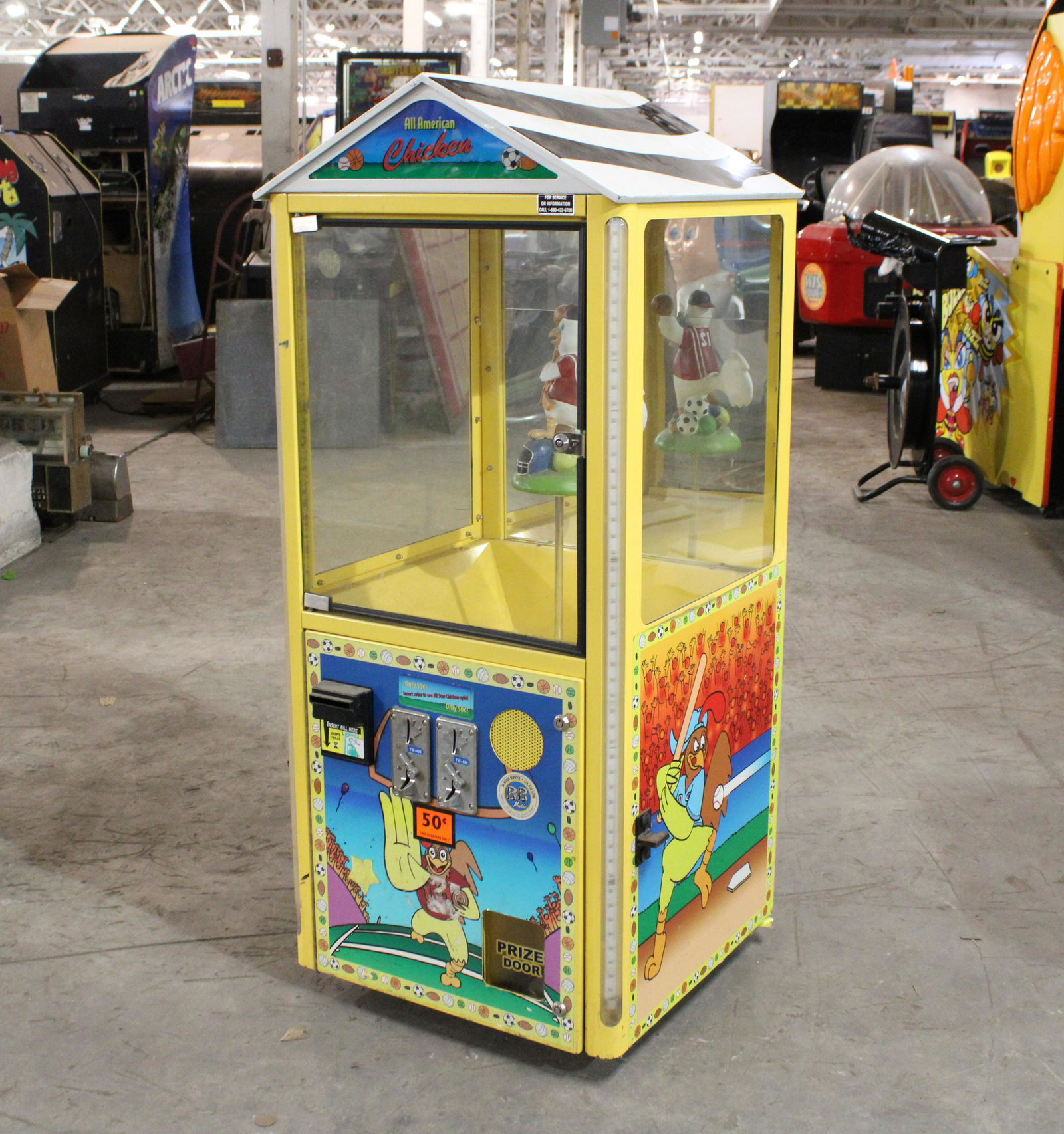 All American Chicken Redemption Arcade Game (1 of 3)