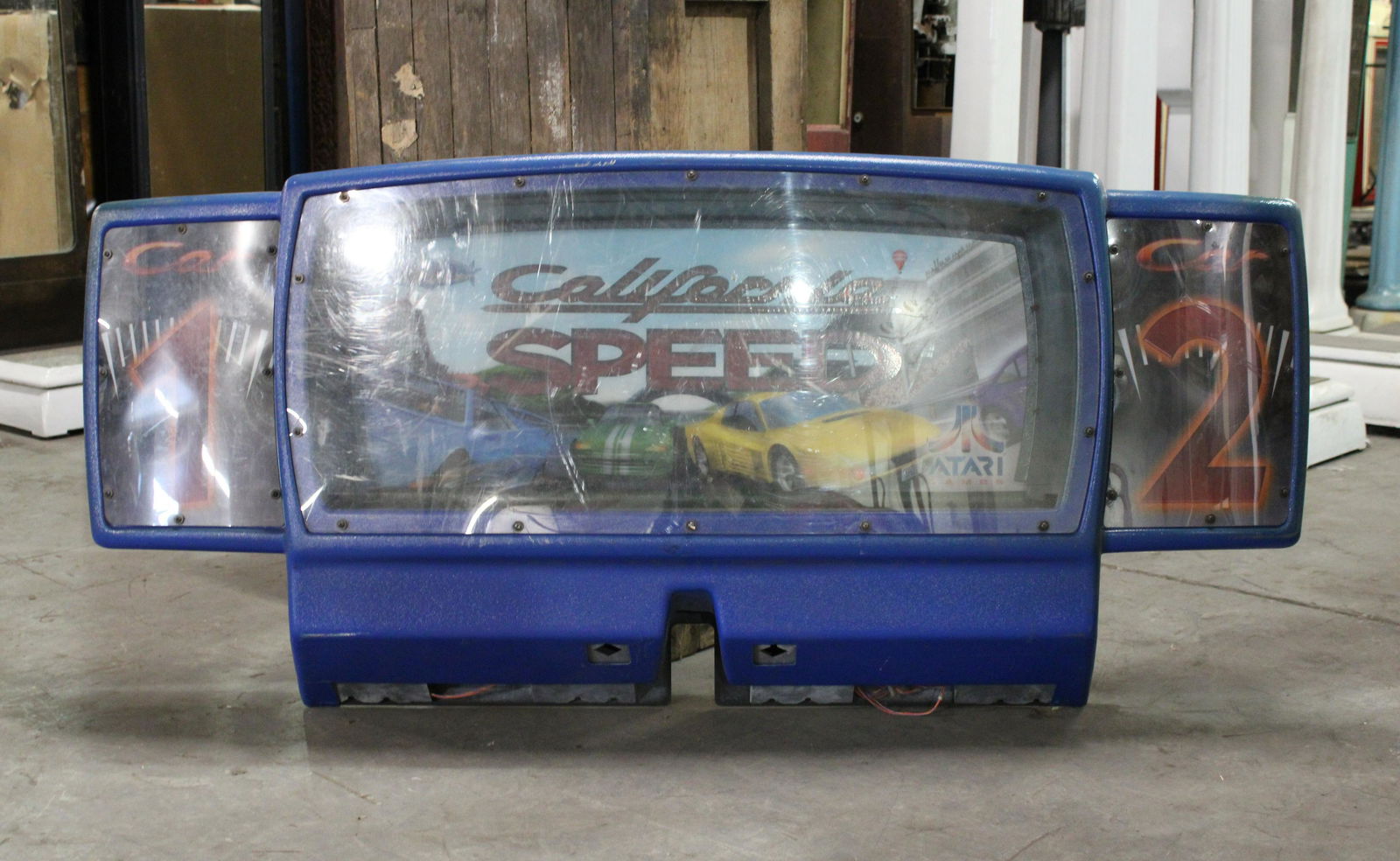 Atari California Speed Arcade Game Header (1 of 1)