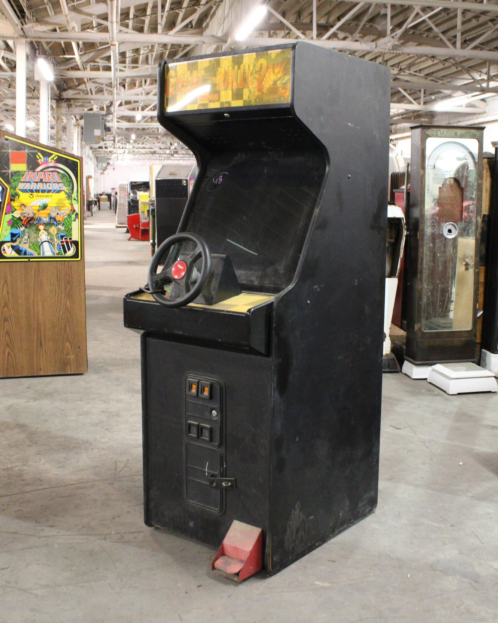 Great Rally 2 Racing Arcade Game: Great Rally 2 Racing Arcade Game. For parts or restoration.