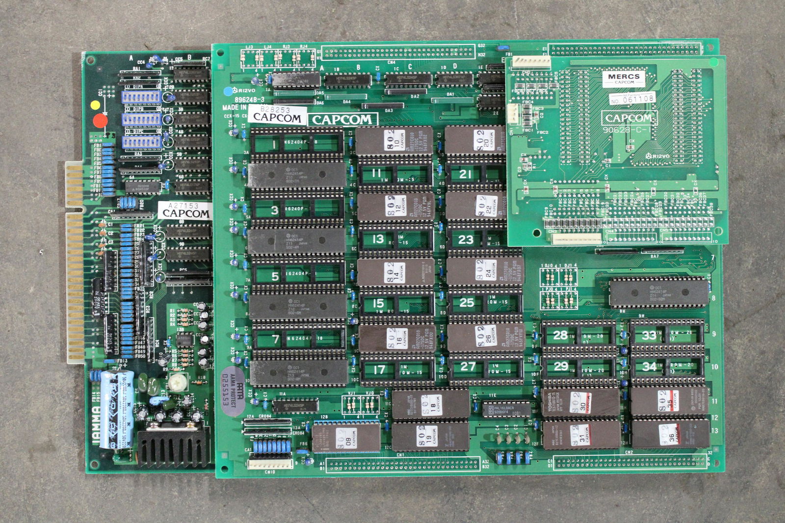 Capcom Mercs Arcade Game Board Set (1 of 1)