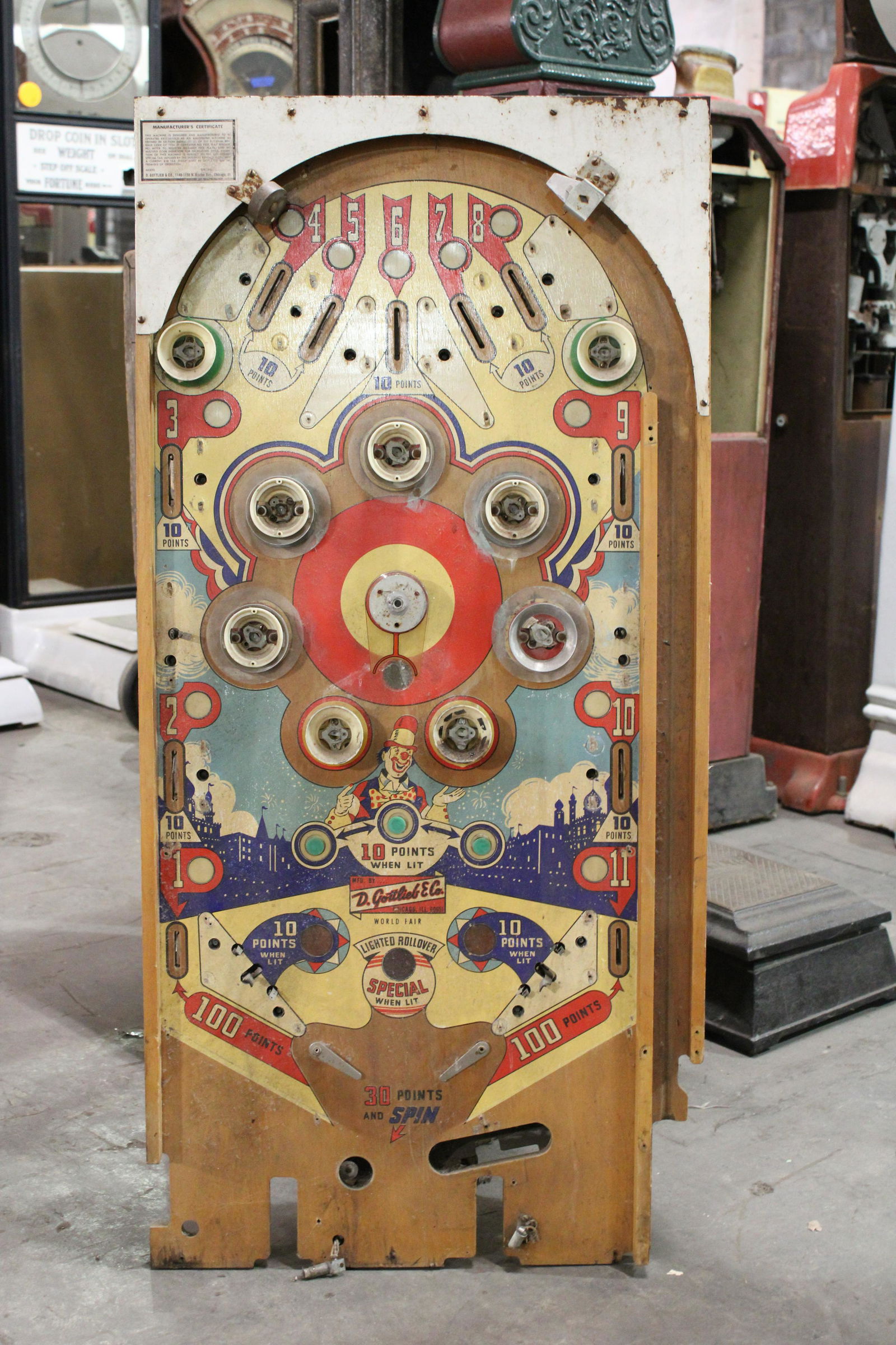 Gottlieb Pinball Playfield (1 of 1)