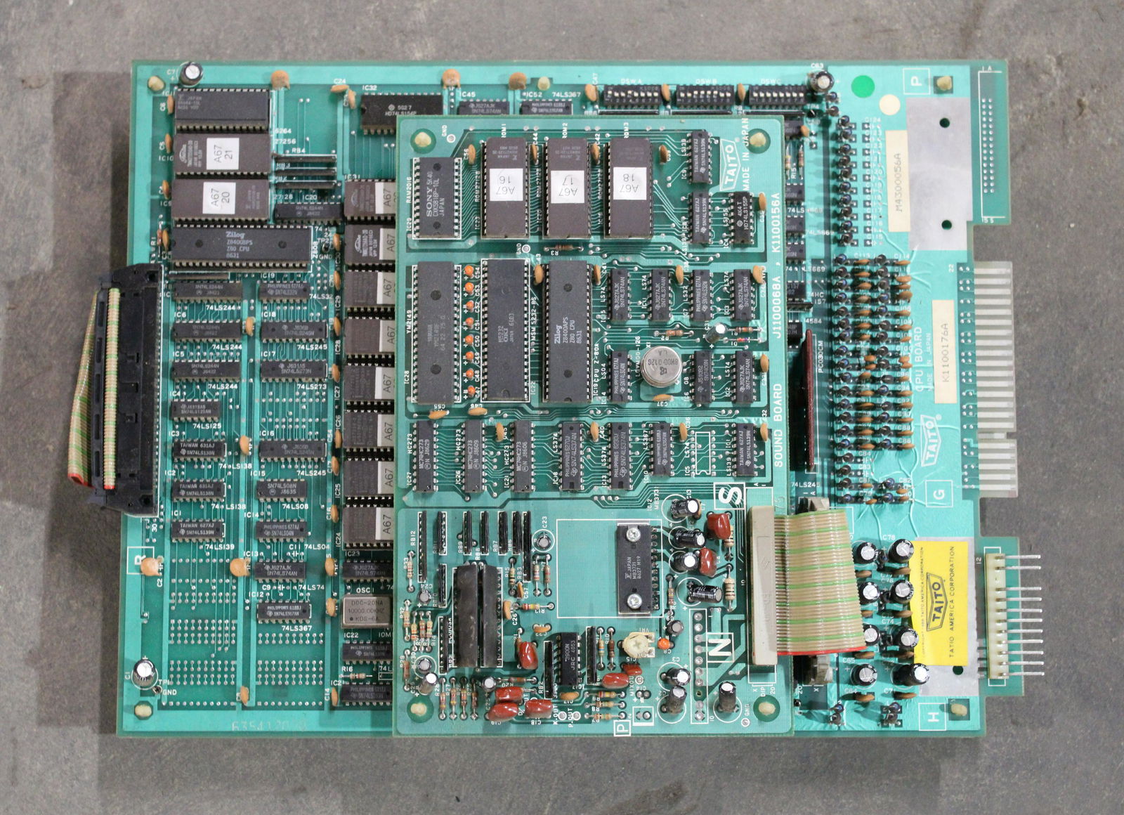 Taito Big Event Golf Arcade Game Board (1 of 2)