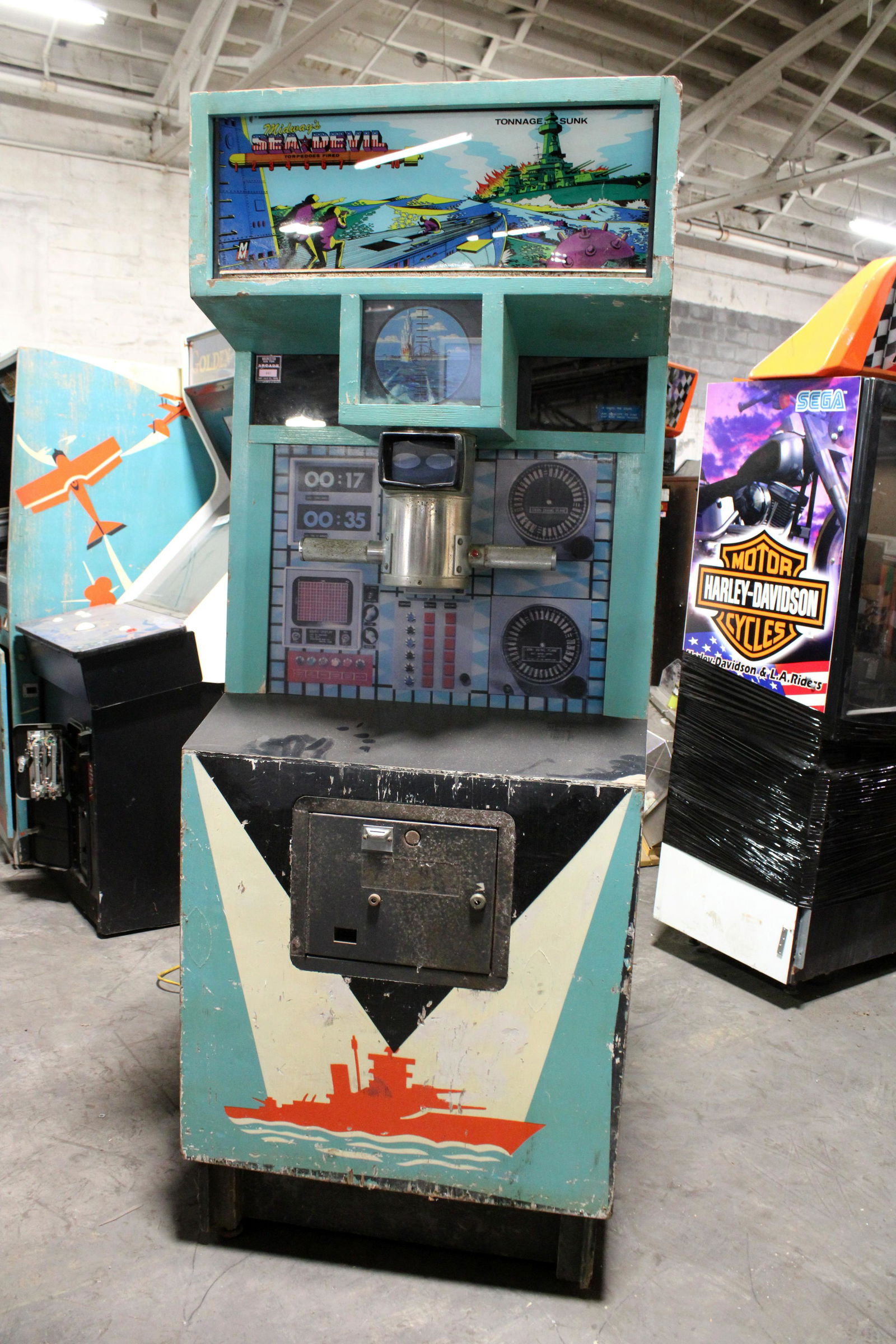 Midway Sea Devil Arcade, Lot 1 (1 of 4)