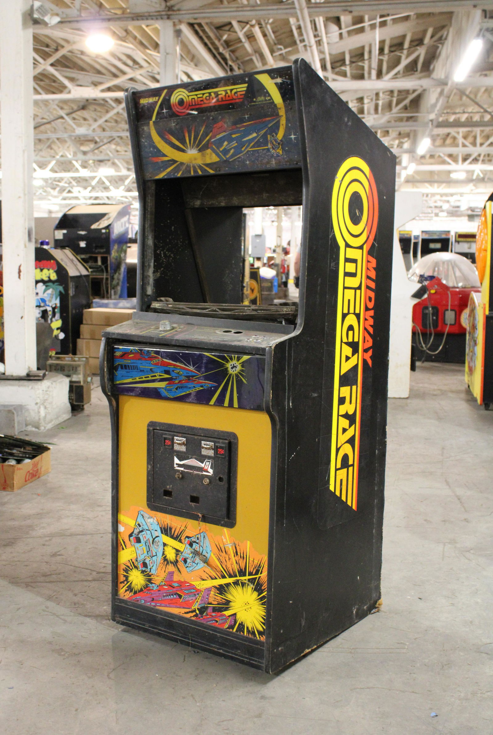 Midway Omega Race Arcade Machine (1 of 2)