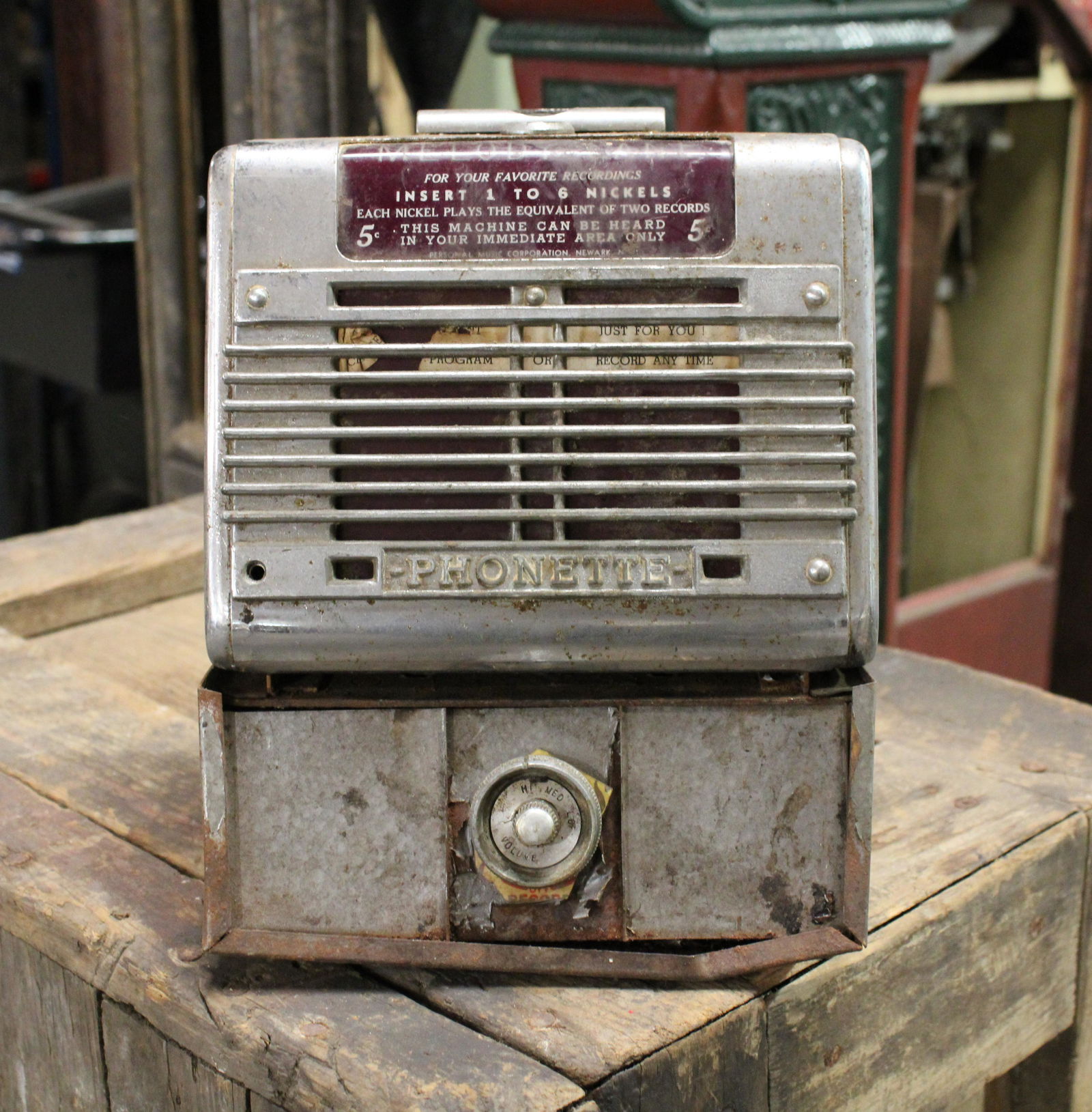 Melody Lane Coin Op Jukebox Wallbox (1 of 2)