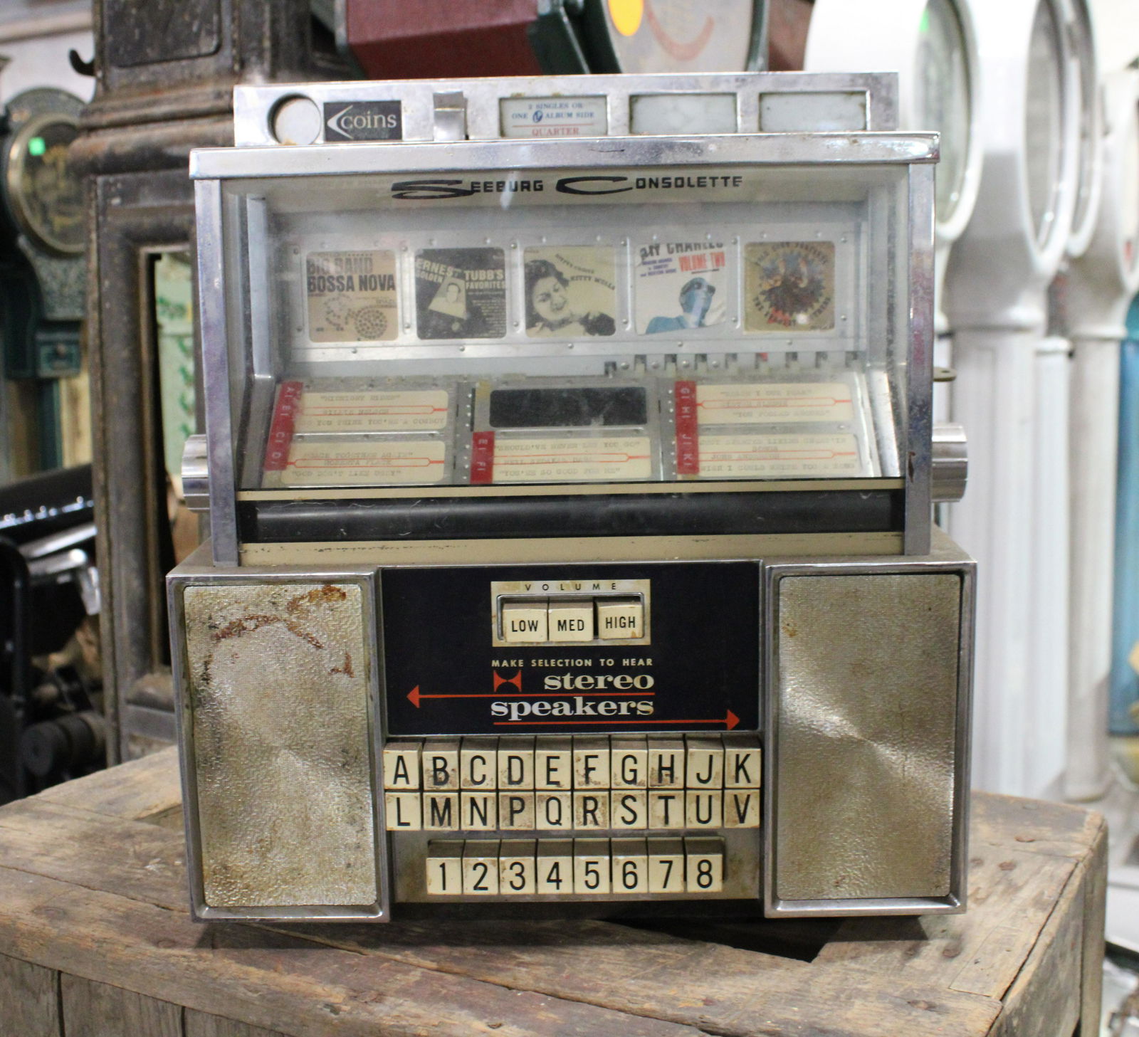Seeburg Consolette Jukebox Wallbox, 1960s