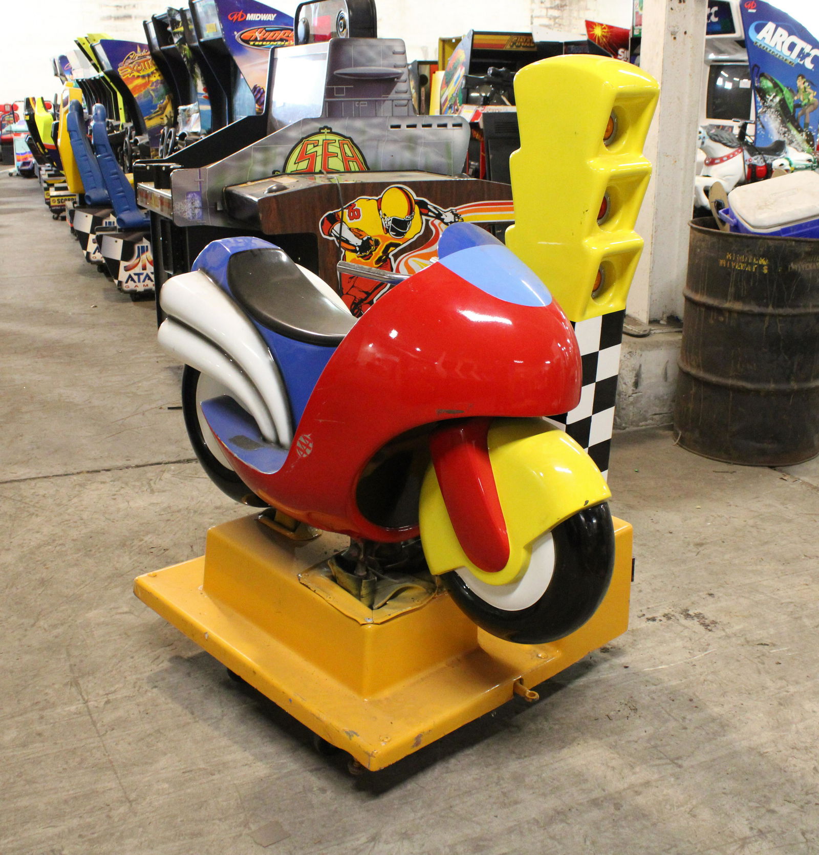 Motorcycle Coin Operated Kiddie Ride (1 of 2)