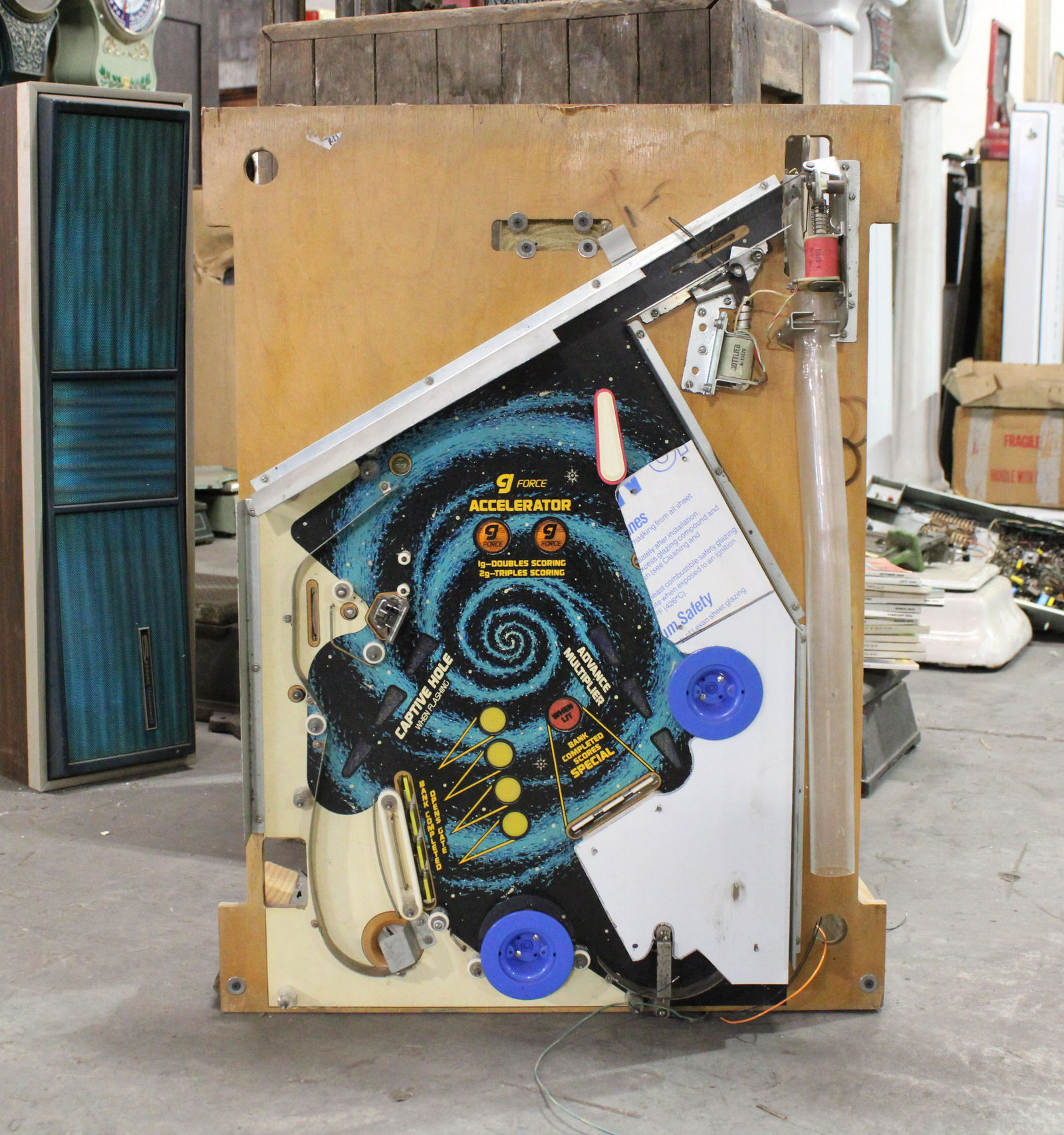 Gotlieb Black Hole Pinball Lower Playfield (1 of 2)