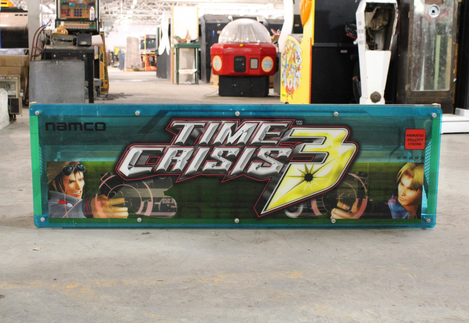 Namco Time Crisis 3 Arcade Header (1 of 2)