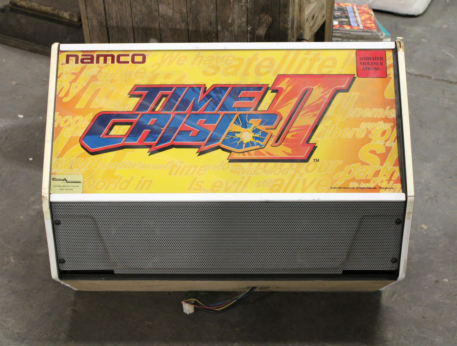 Time Crisis II Arcade Header (1 of 2)