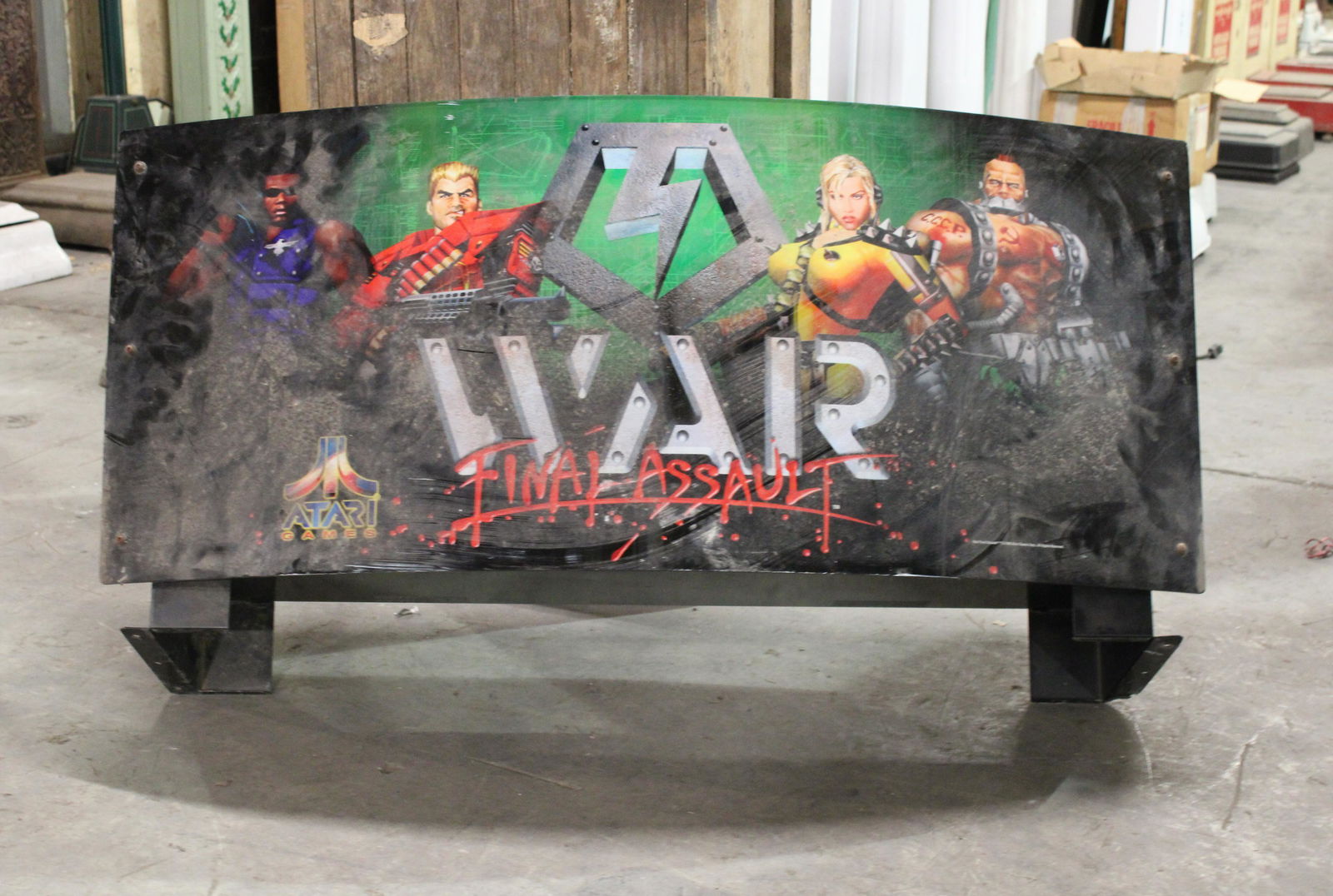 Atari War Final Assault Arcade Header (1 of 2)