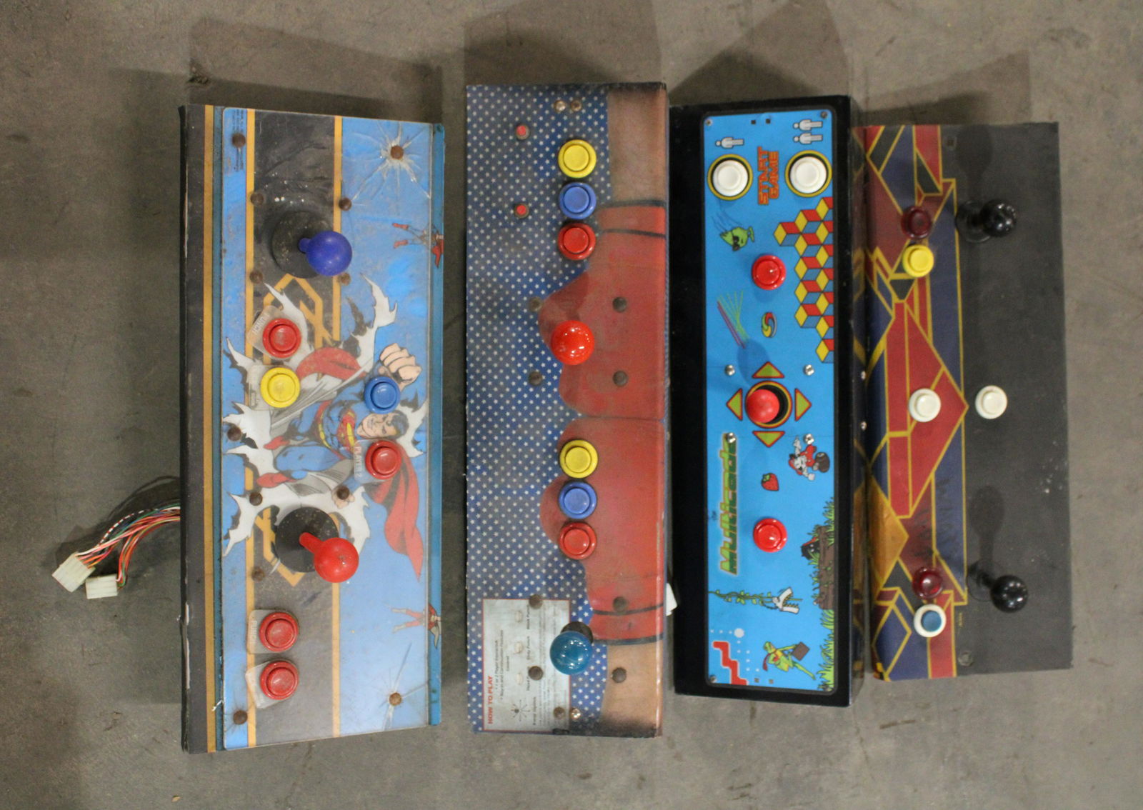 Four Arcade Control Panels (1 of 1)
