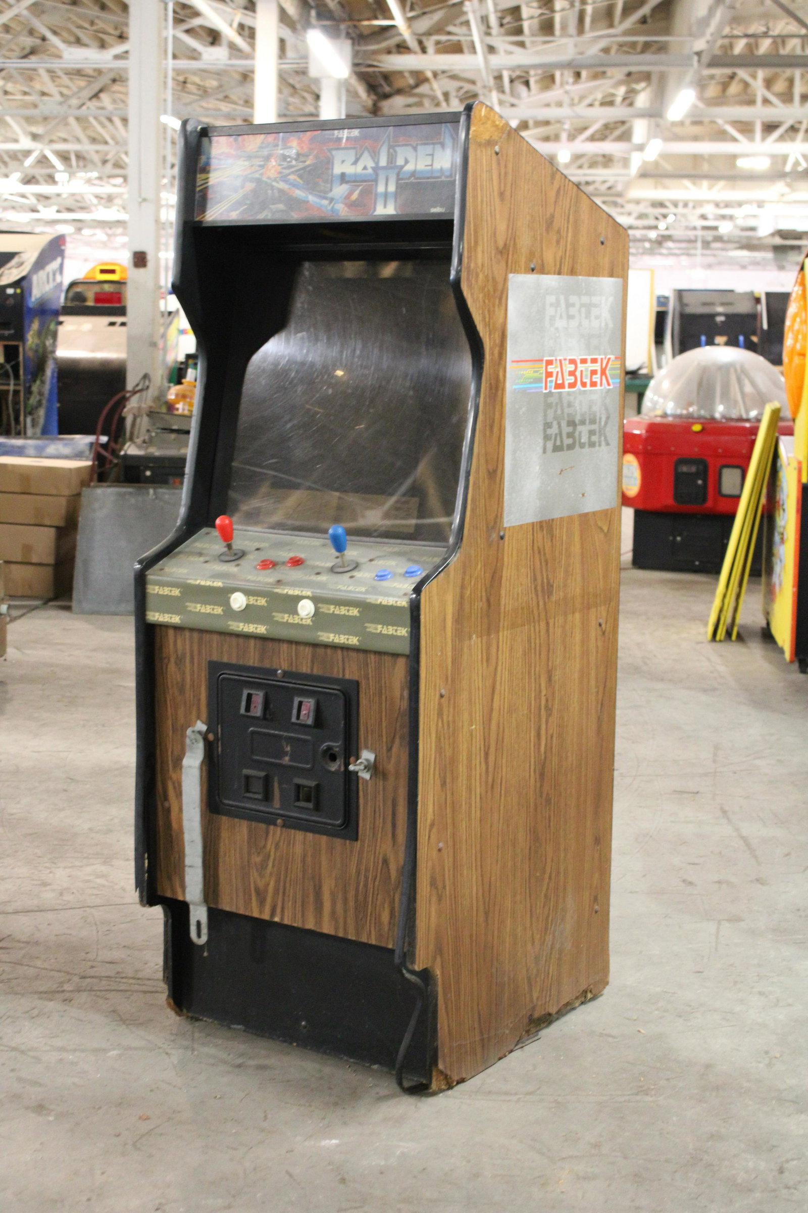 Raiden II Arcade Machine: Raiden II Arcade Machine. As found, for parts or restoration.