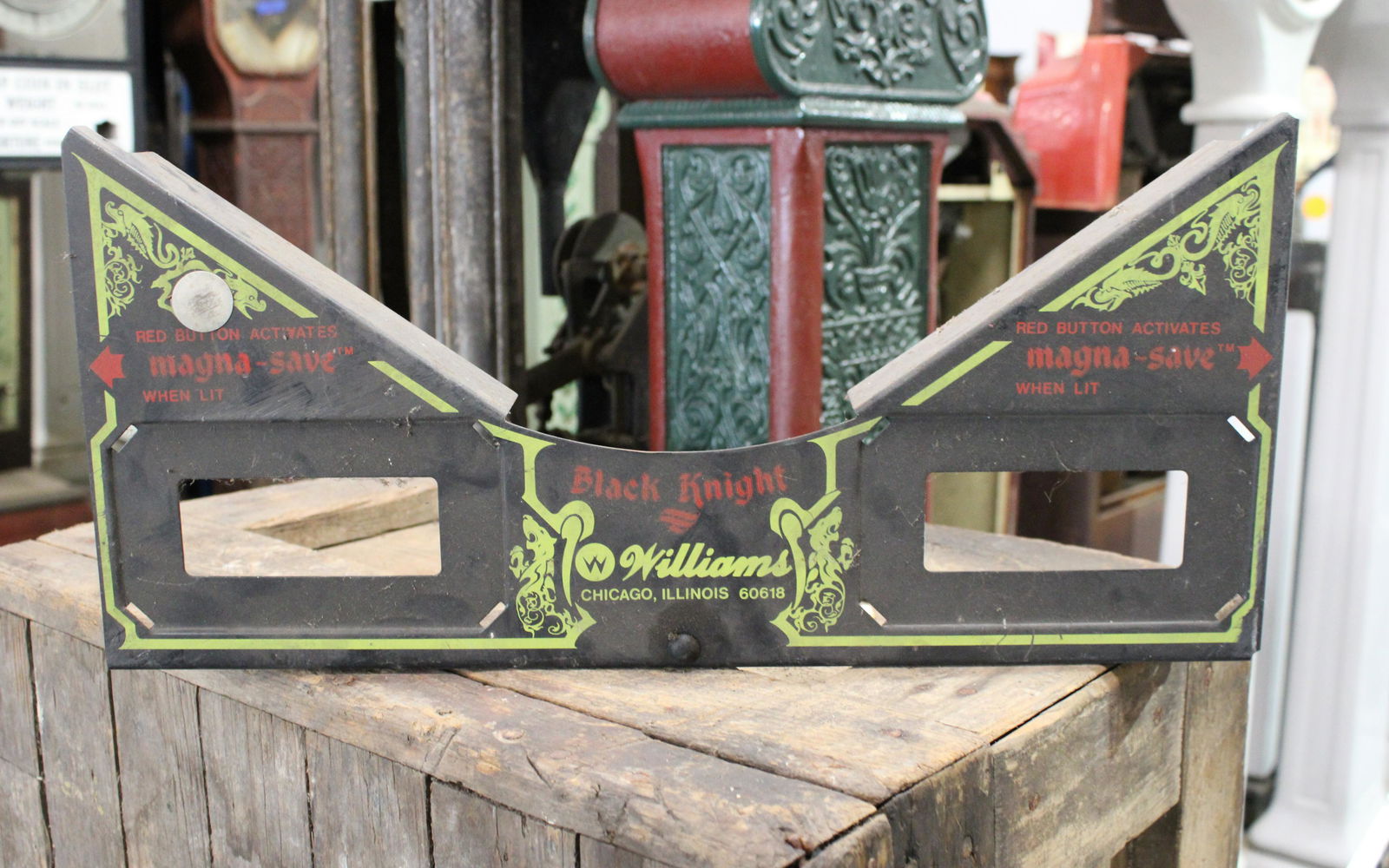 Williams Black Knight Pinball Bib (1 of 1)