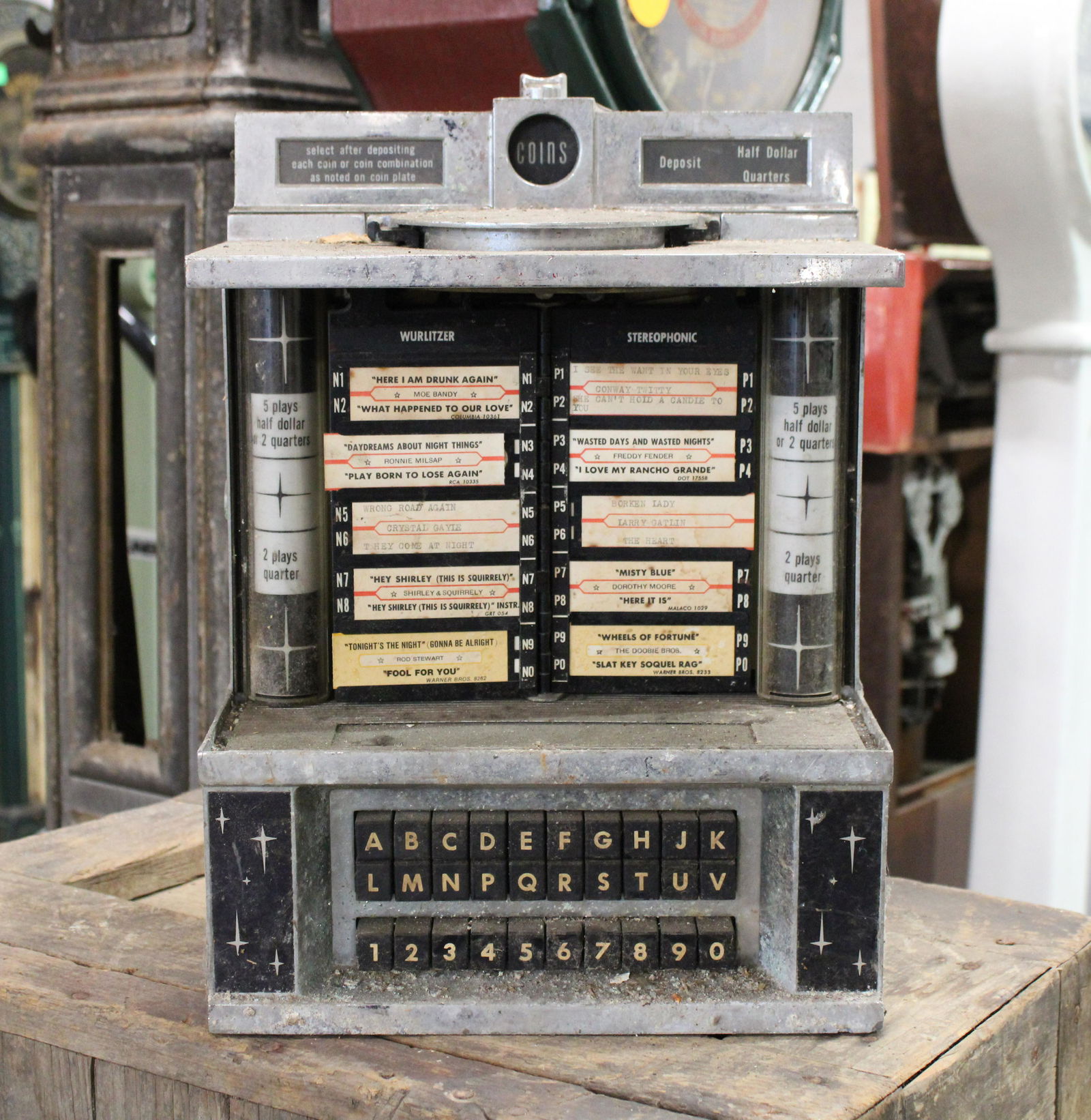 Wurlitzer Jukebox Coin Op Wallbox (1 of 2)