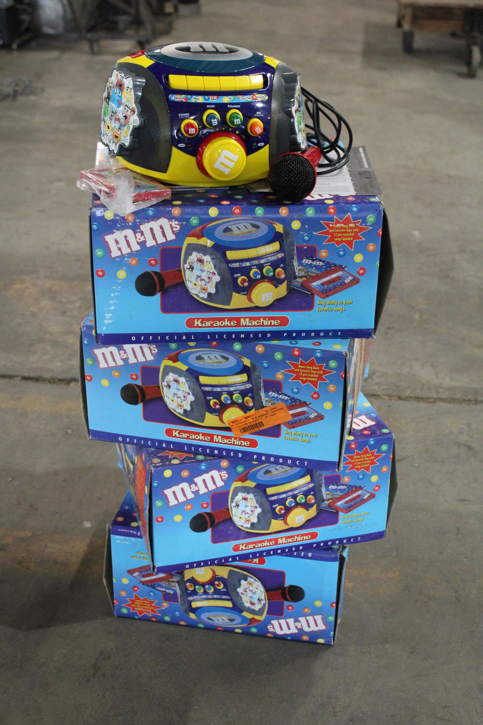 M&M Karaoke Machines in Box, Total of 5 (1 of 1)