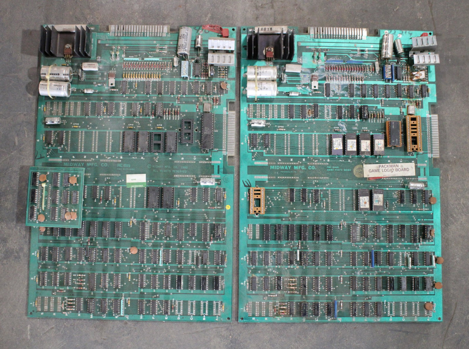 Bally Pac-Man Arade Game Boards: Bally Pac-Man Arade Game Boards. Untested.