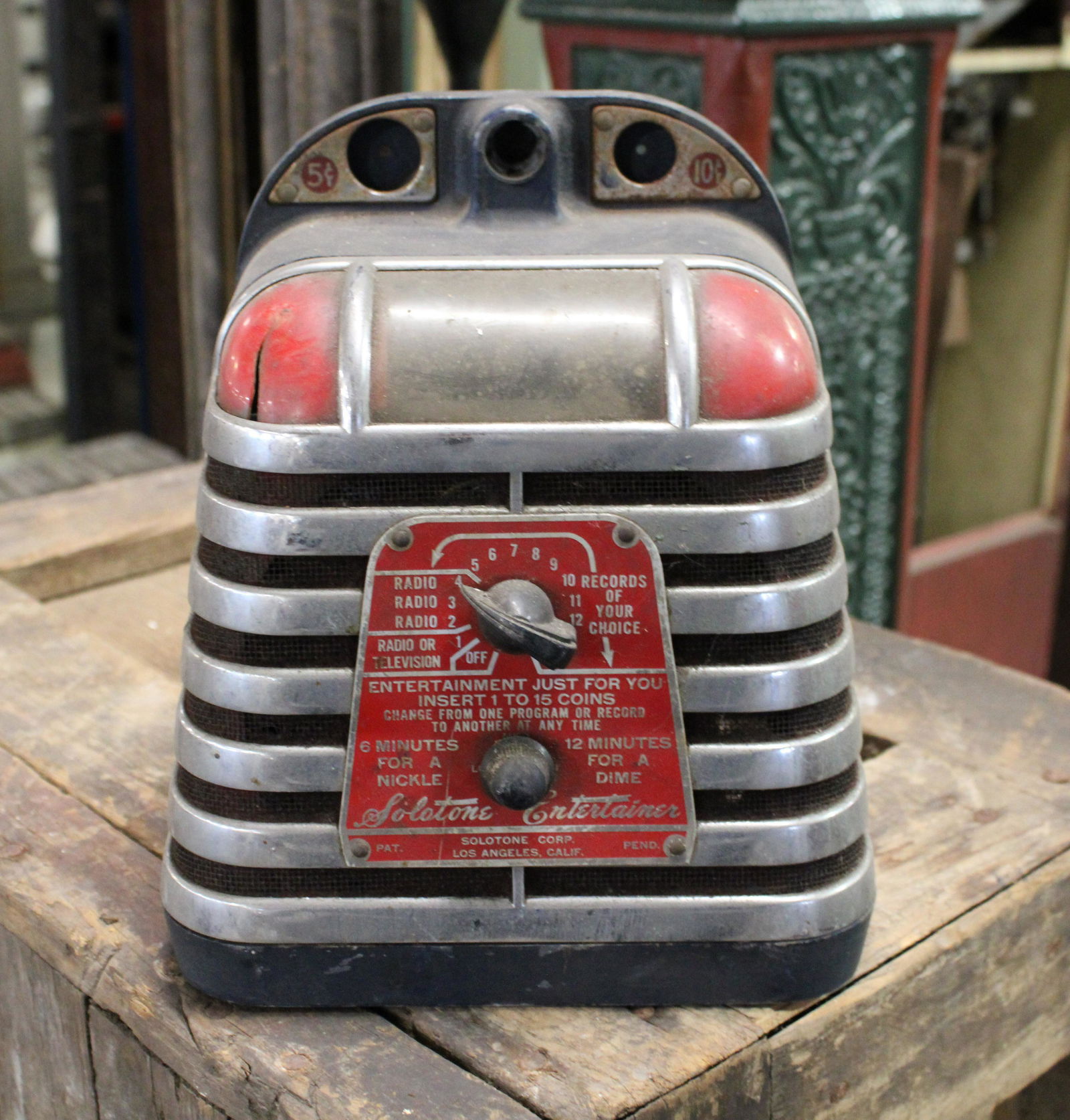 Solotone Coin Operated Jukebox Wallbox (1 of 2)