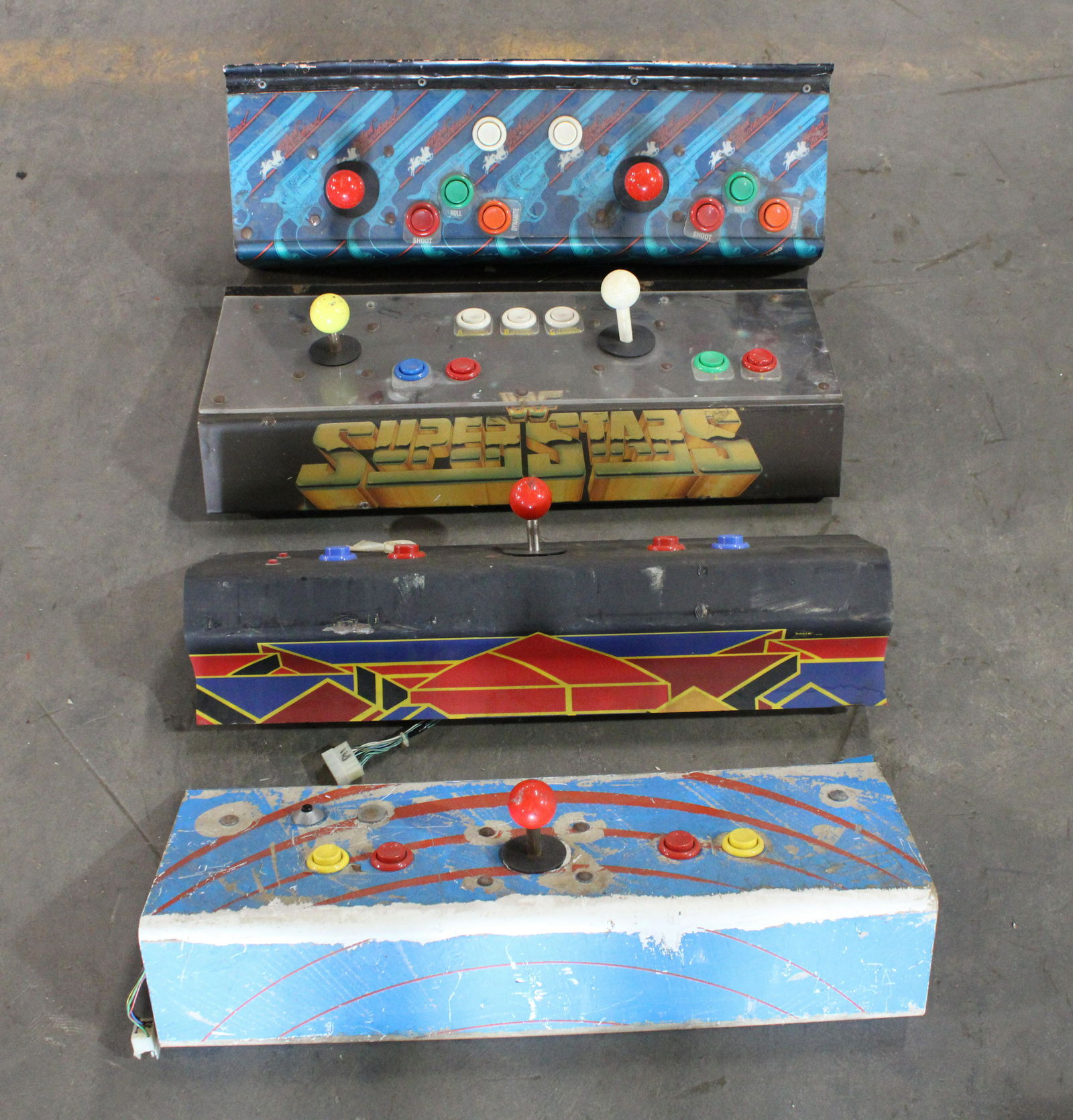 Four Arcade Machine Control Panels (1 of 1)