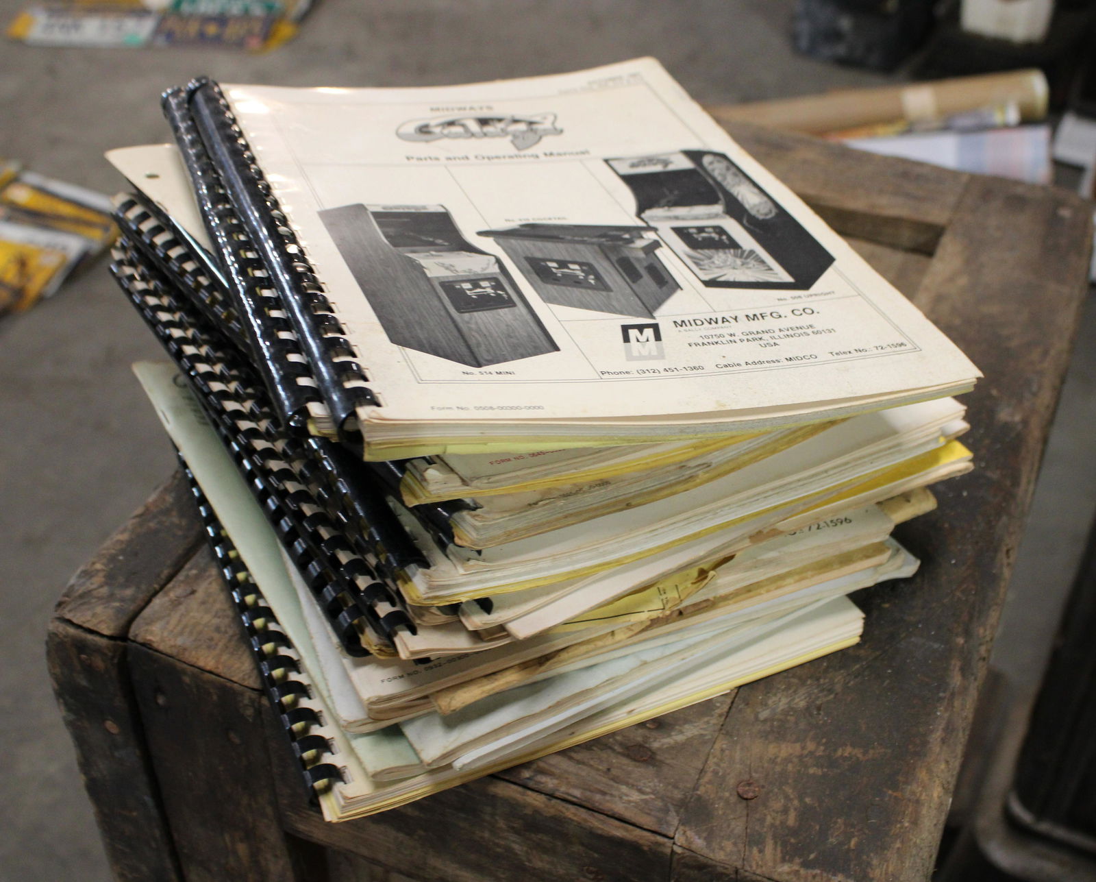 Bally Arcade Machine Manuals (1 of 2)