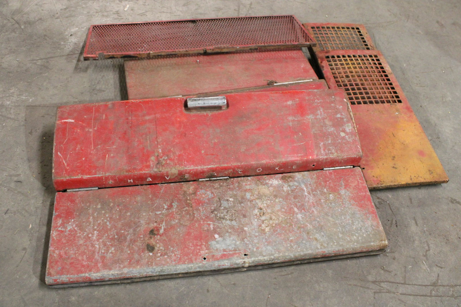 Coca Cola Cooler Tops and Grates (1 of 1)