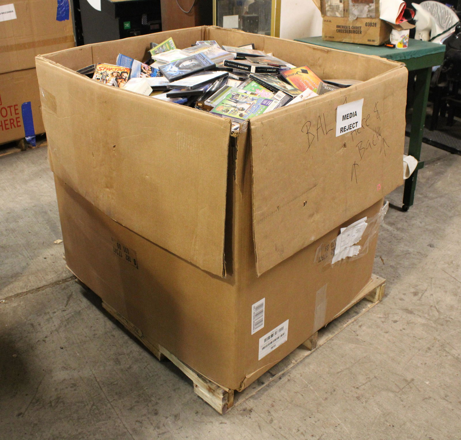 DVD / VHS Pallet, #2 (1 of 2)