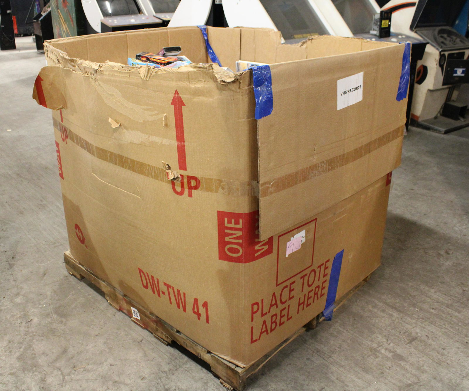 VHS / CD Pallet, #3 (1 of 2)